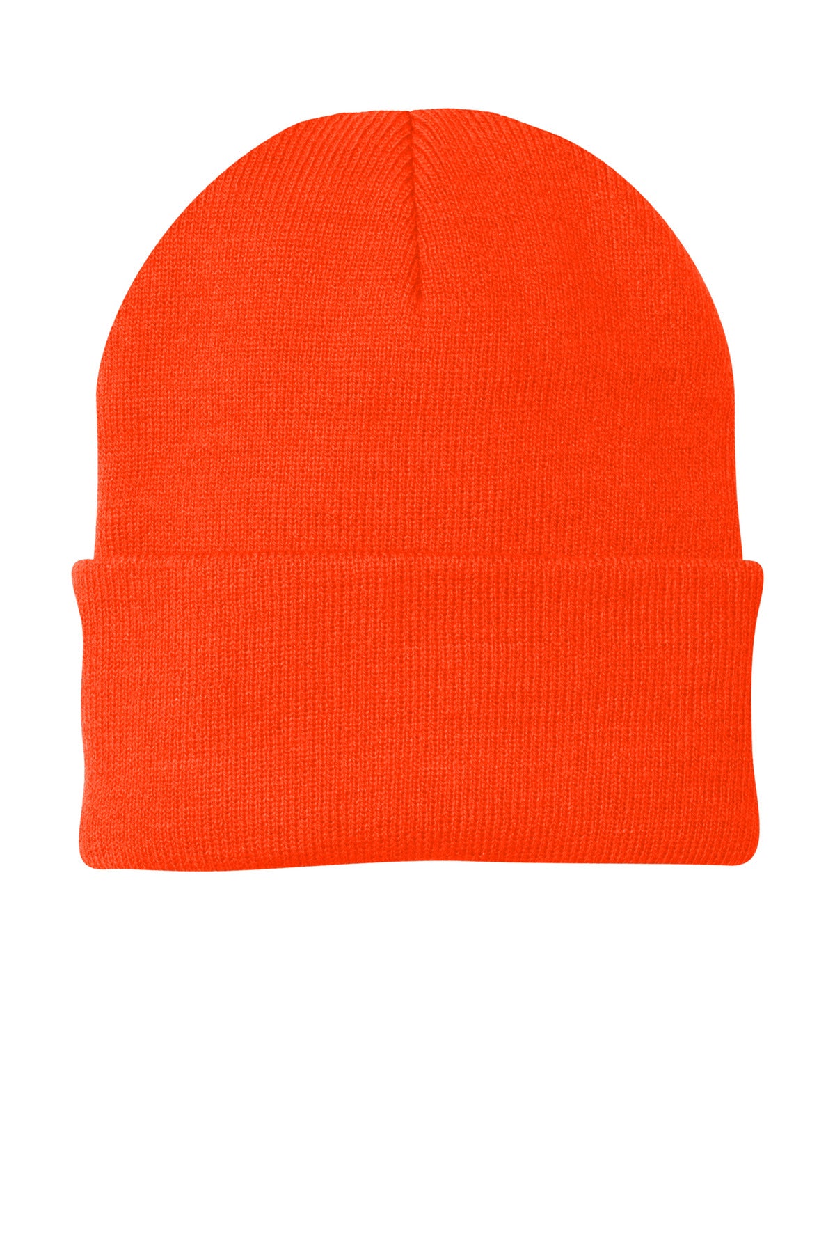 Port Authority Knit Cap.  CP90 in Athletic Orange