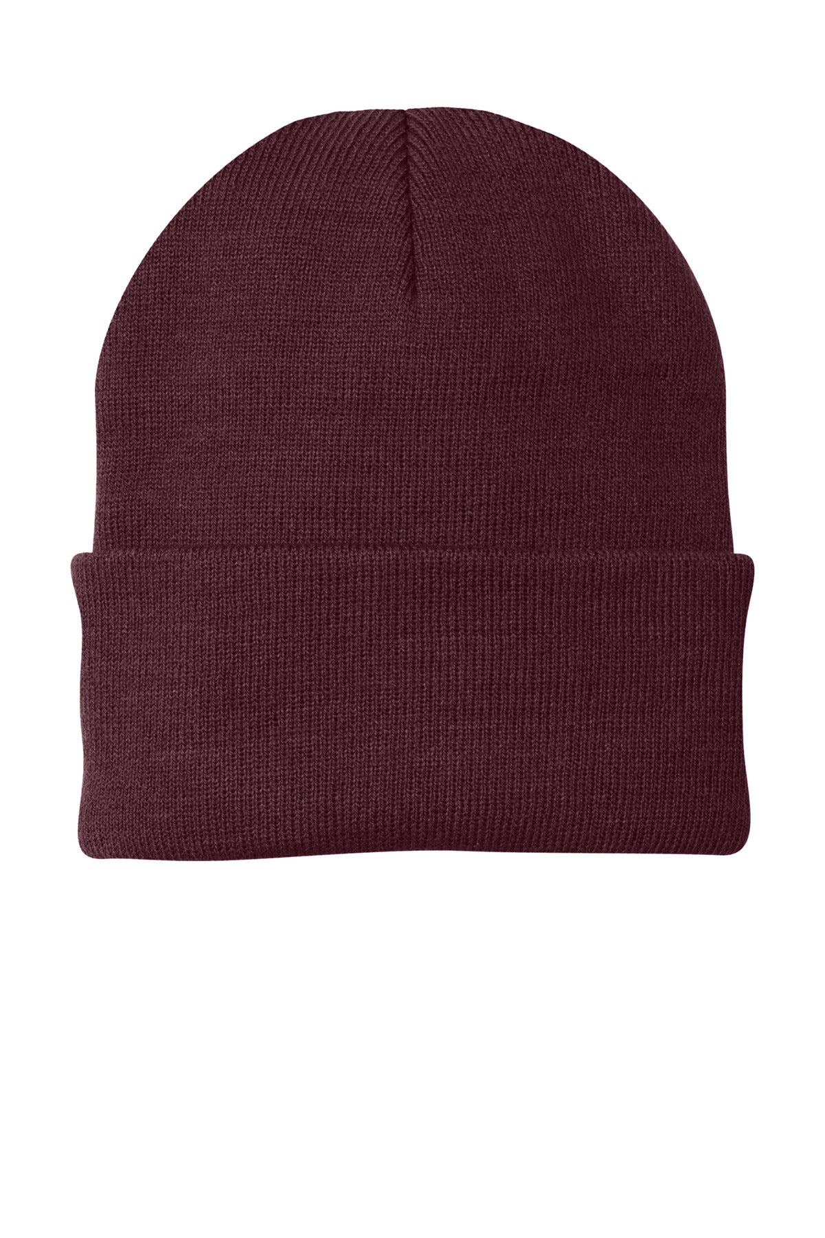 Port Authority Knit Cap.  CP90 in Maroon