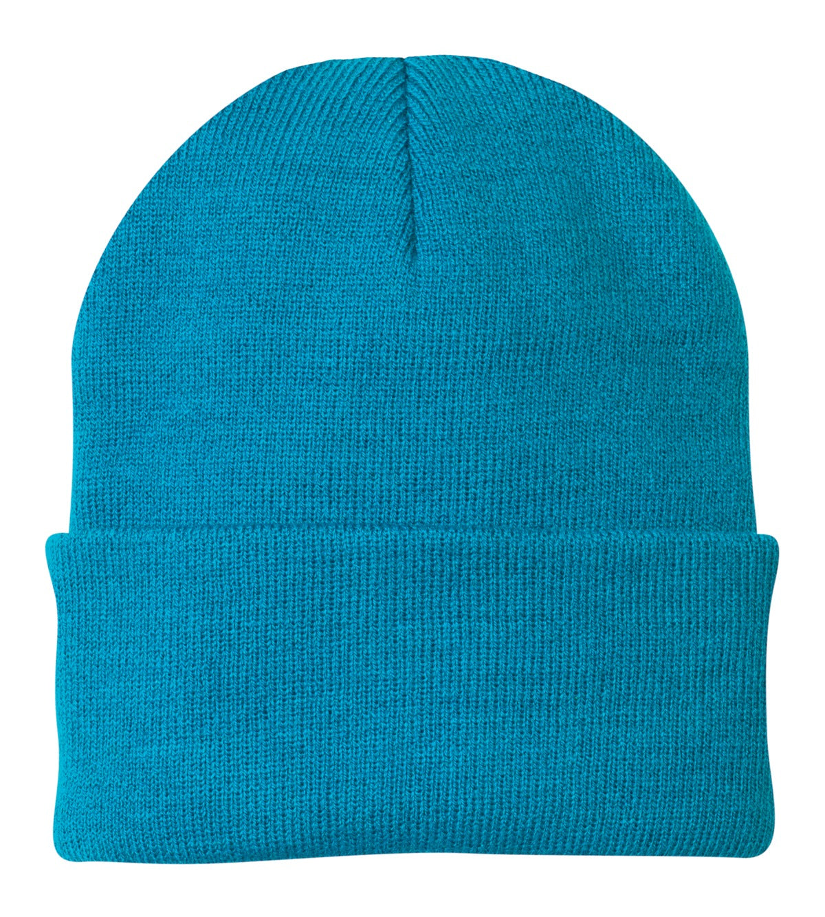 Port Authority Knit Cap.  CP90 in Neon Blue