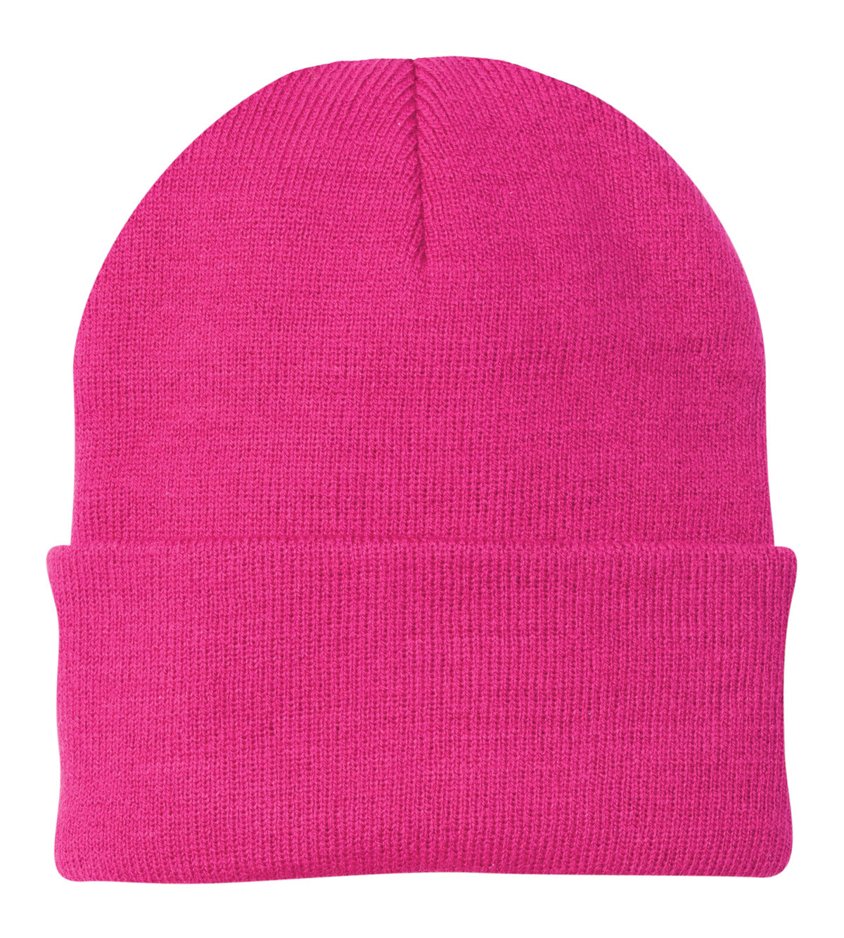 Port Authority Knit Cap.  CP90 in Neon Pink Glo