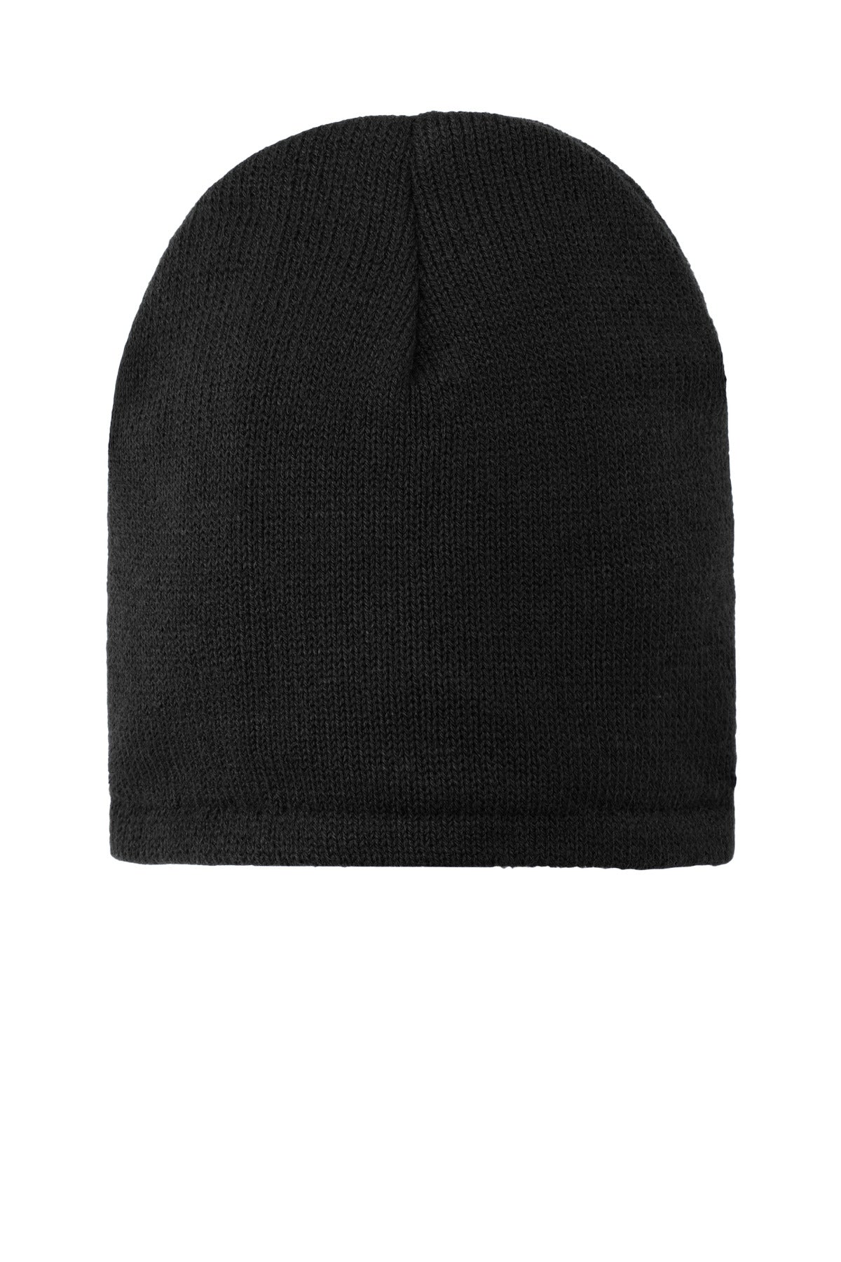 Port Authority Fleece-Lined Beanie Cap. CP91L in Black