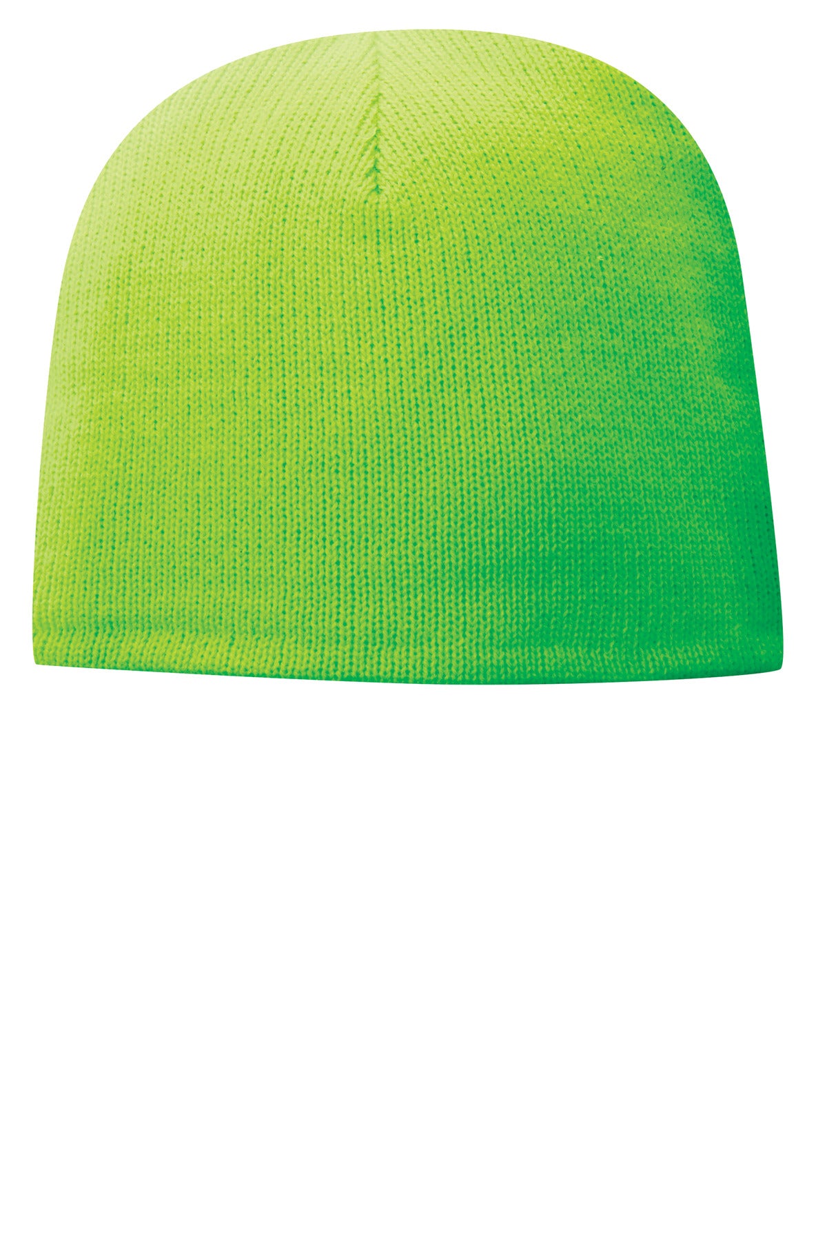 Port Authority Fleece-Lined Beanie Cap. CP91L in Neon Green