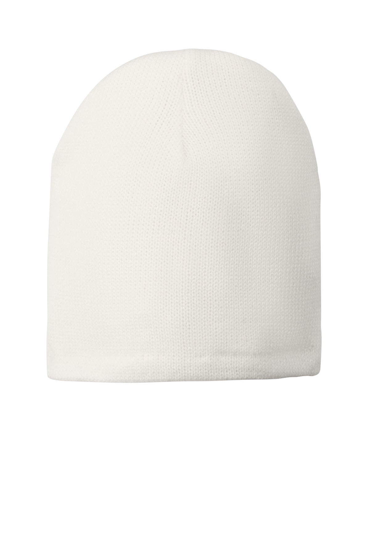 Port Authority Fleece-Lined Beanie Cap. CP91L in White