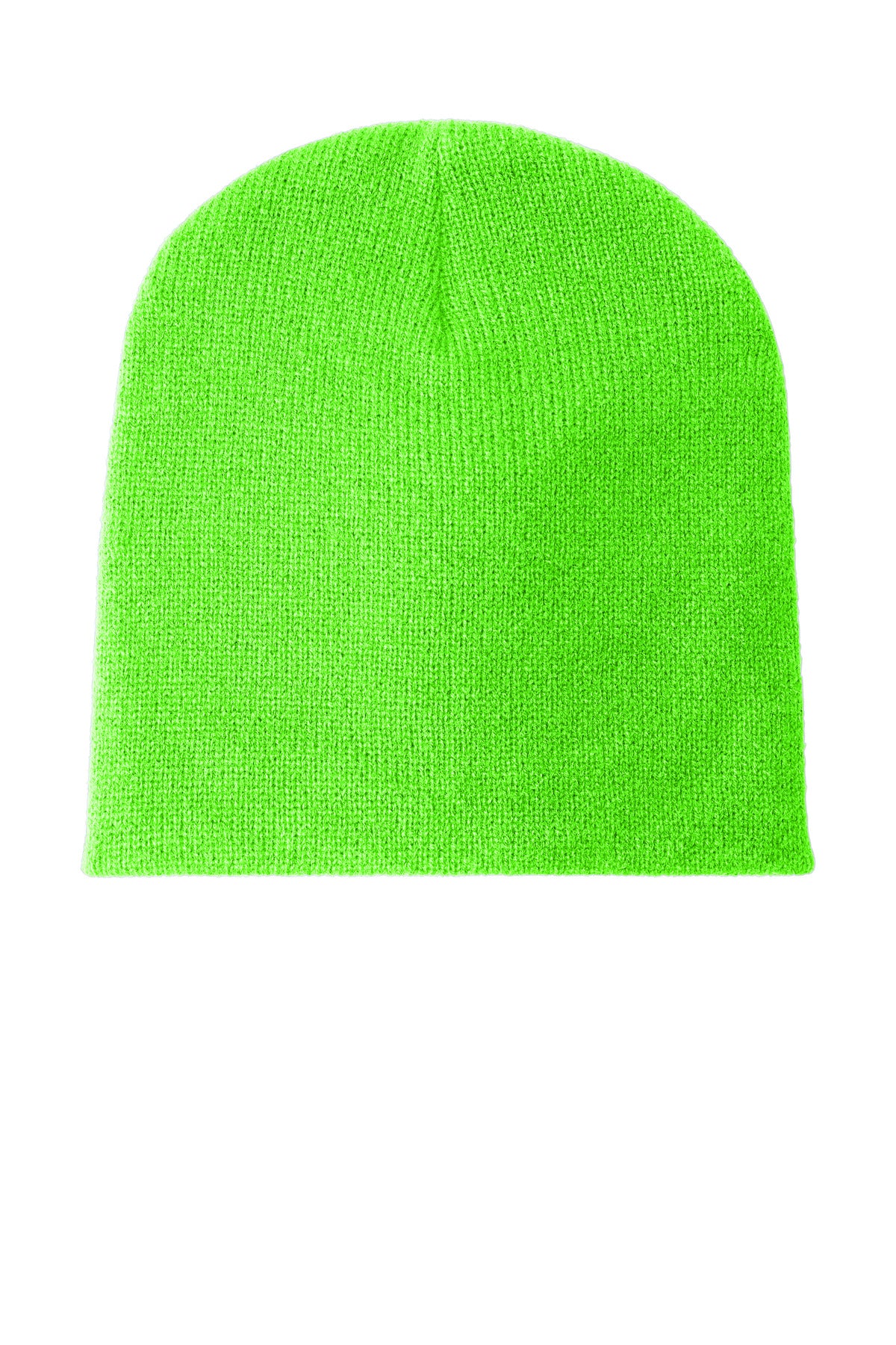 Port Authority Beanie Cap.  CP91 in Neon Green