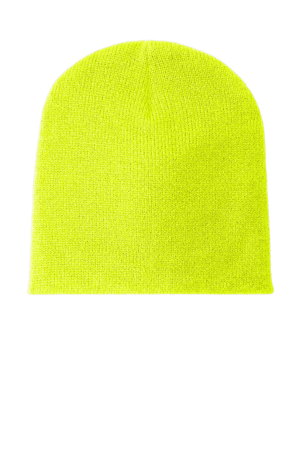 Port Authority Beanie Cap.  CP91 in Neon Yellow