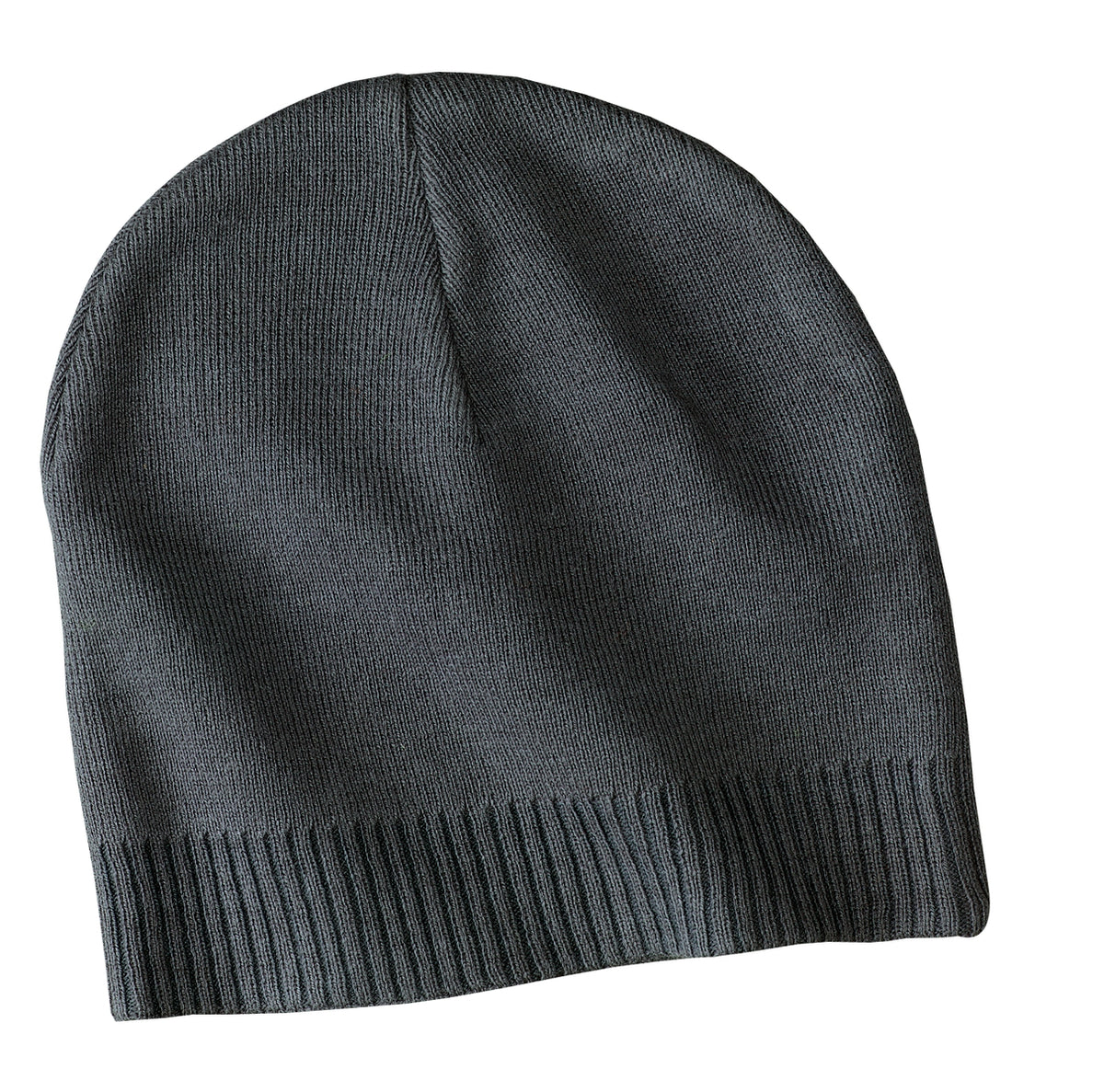 Port Authority 100% Cotton Beanie.  CP95 in Graphite