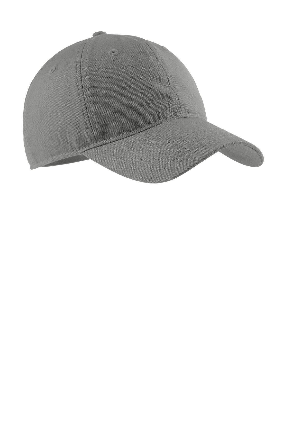 Port Authority Soft Brushed Canvas Cap. CP96 in Deep Smoke