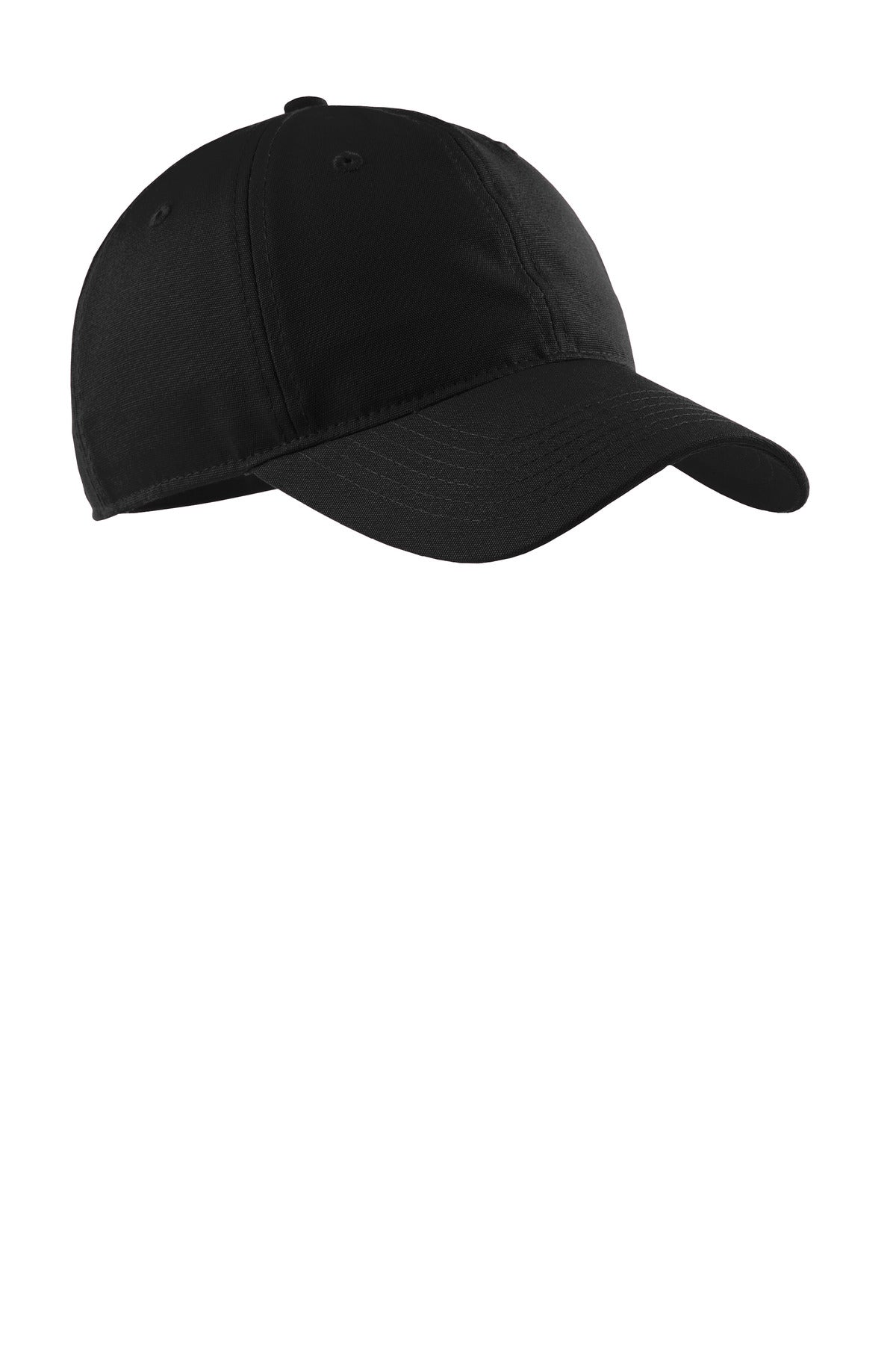 Port Authority Soft Brushed Canvas Cap. CP96 in Black
