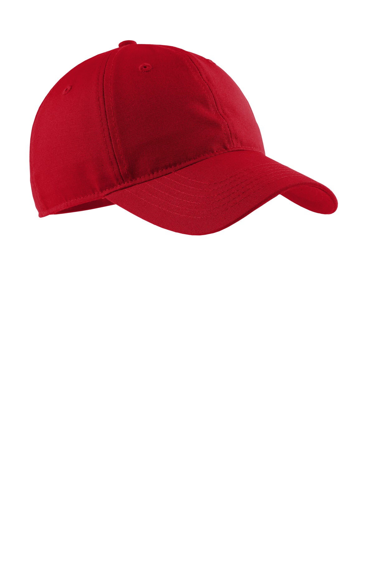 Port Authority Soft Brushed Canvas Cap. CP96 in Red