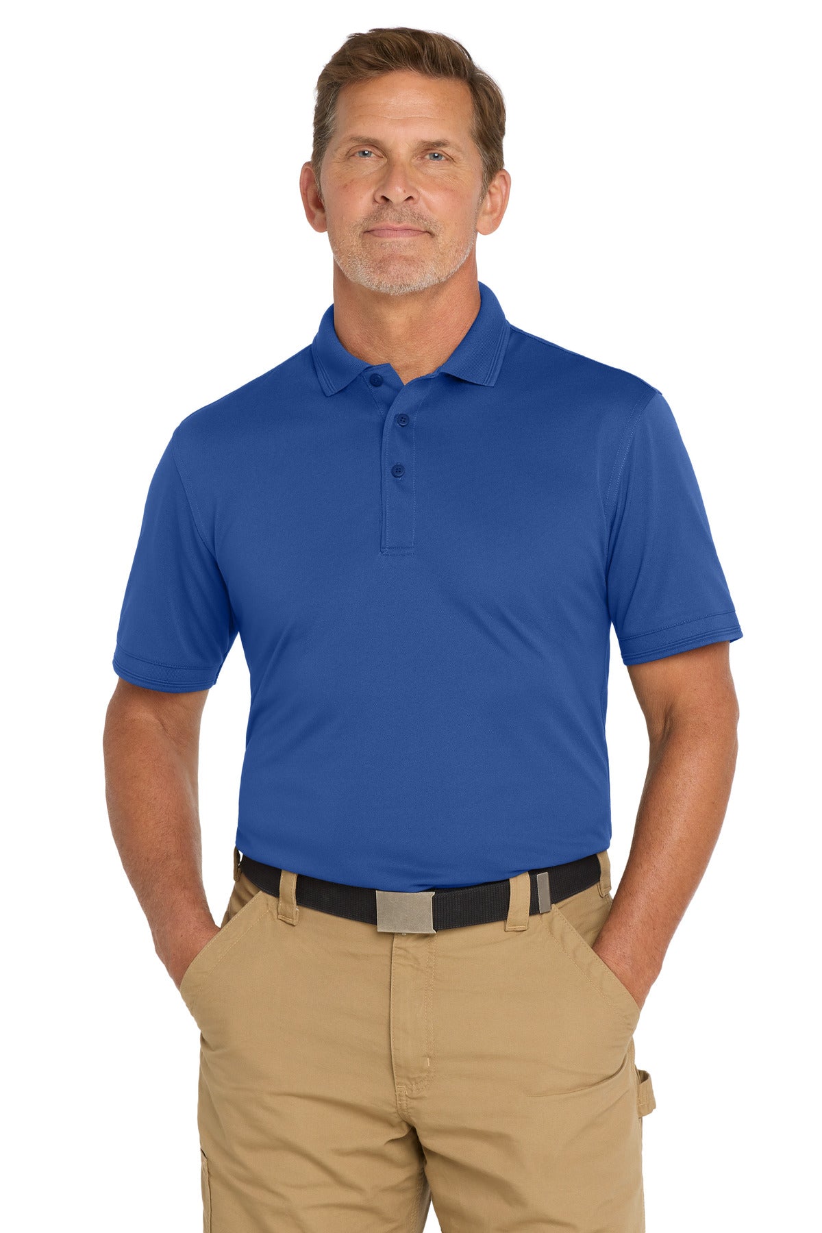CornerStone  Industrial Snag-Proof Pique Polo. CS4020 in Royal