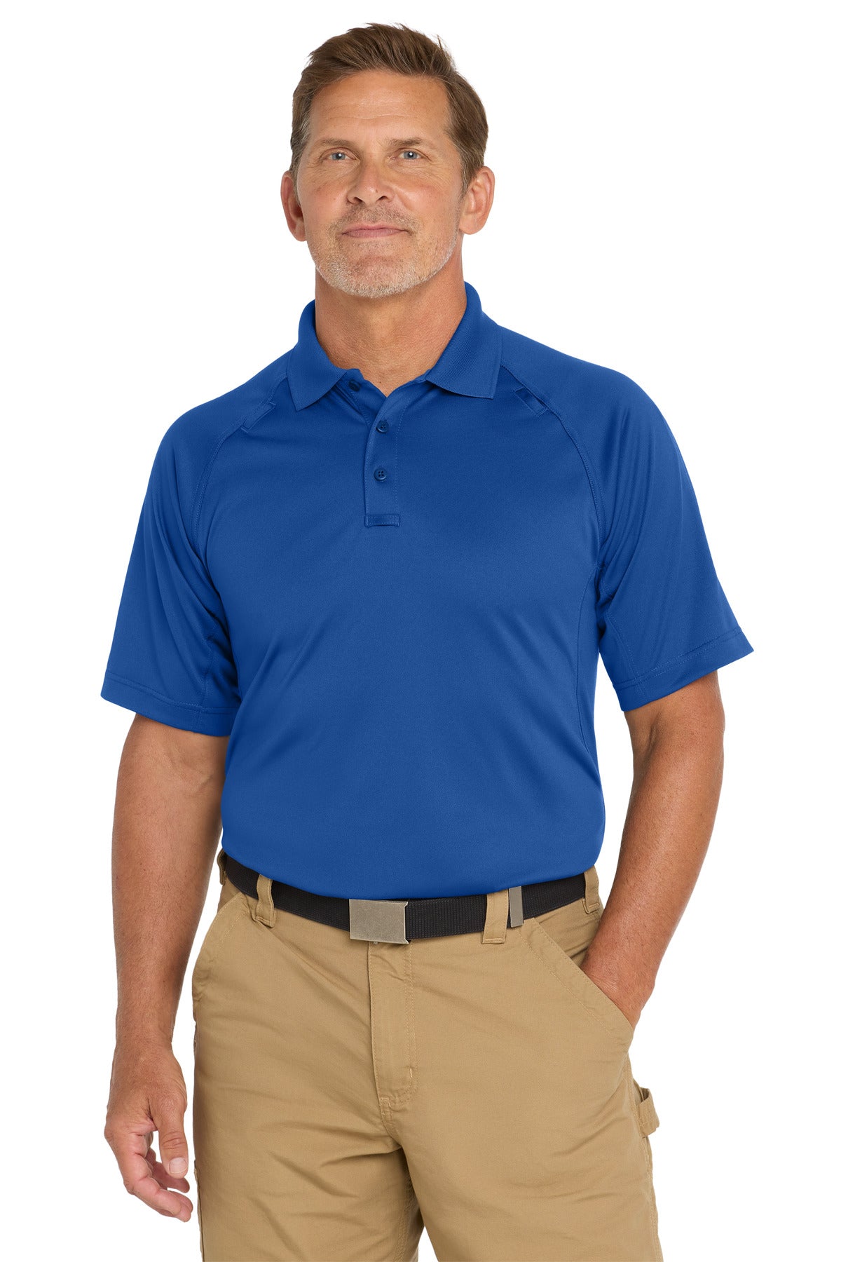 CornerStone - Select Snag-Proof Tactical Polo. CS410 in Royal