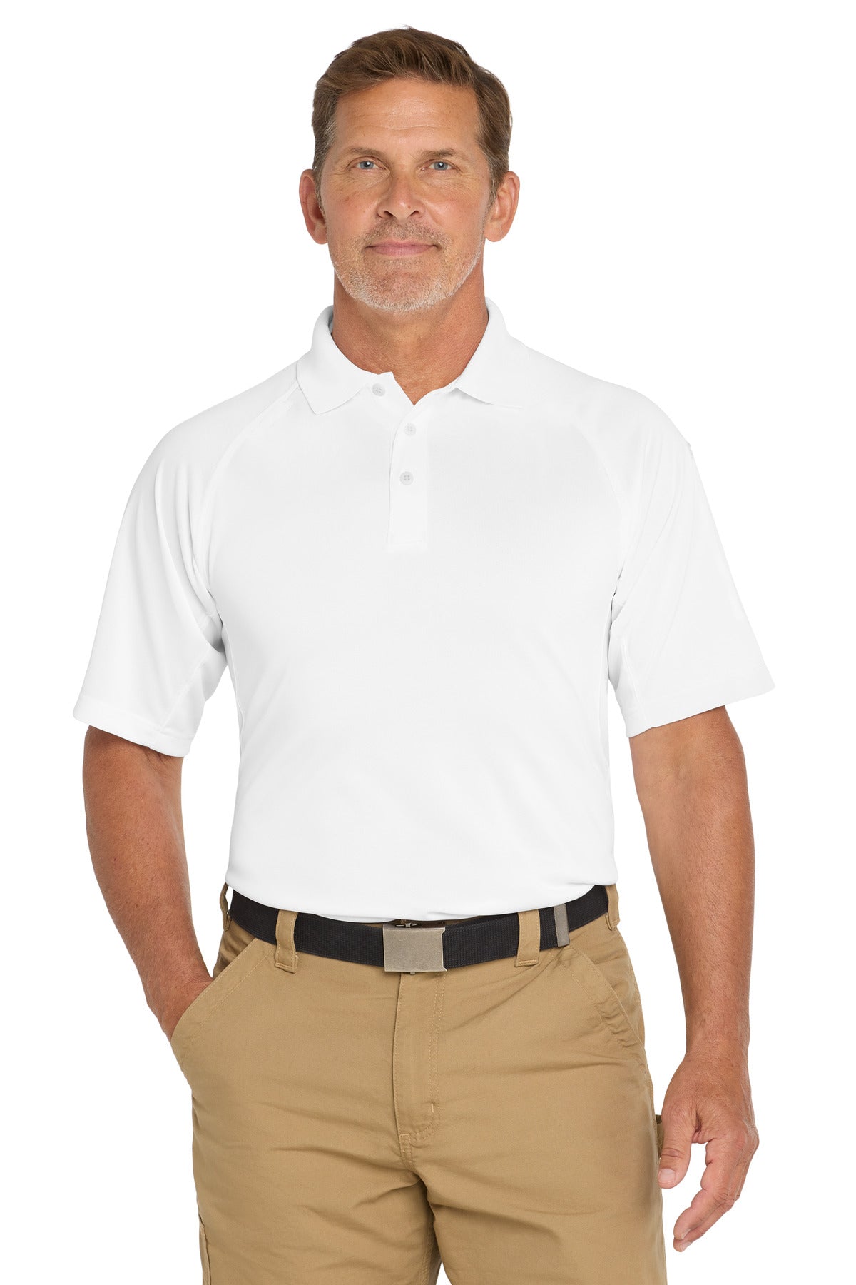 CornerStone - Select Snag-Proof Tactical Polo. CS410 in White