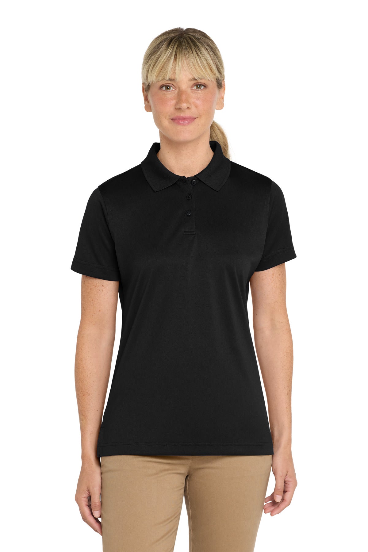 CornerStone Women's Select Snag-Proof Polo. CS413 in Black