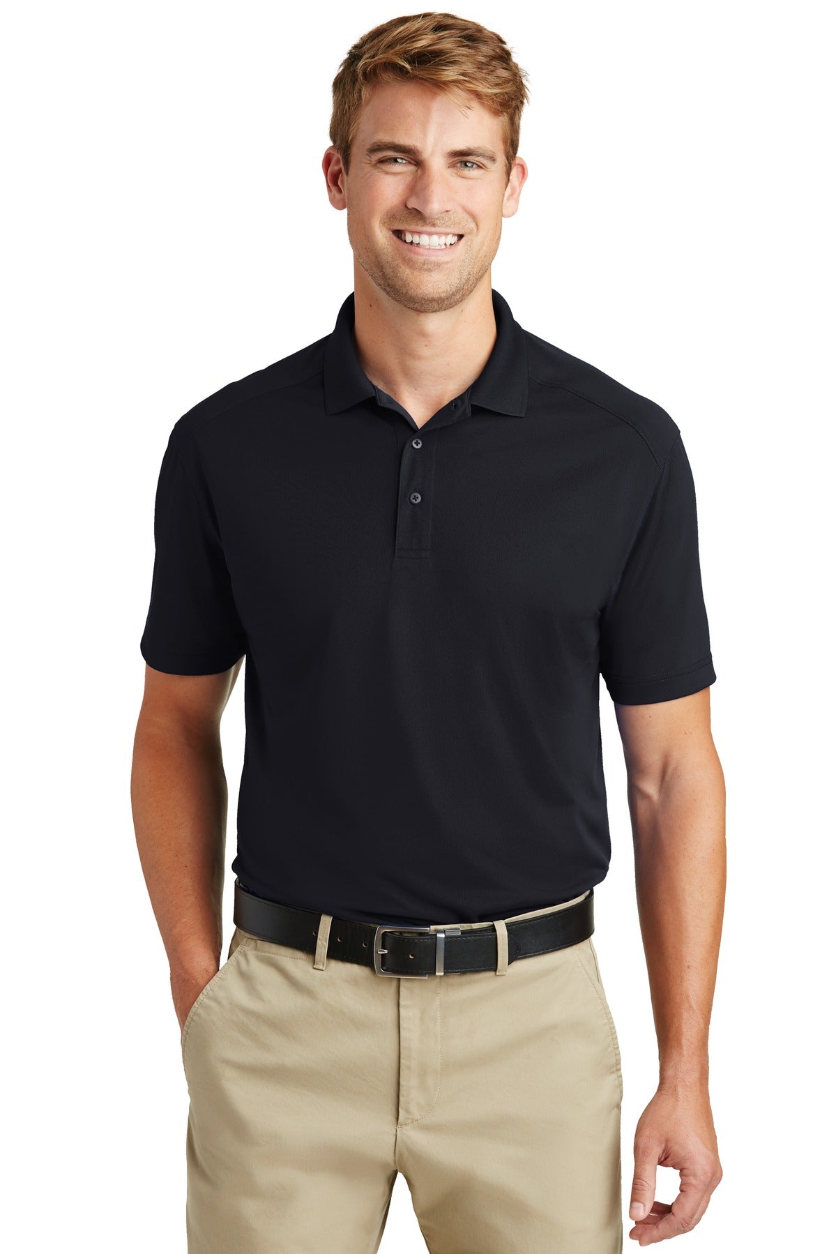 CornerStone Select Lightweight Snag-Proof Polo. CS418 in Dark Navy