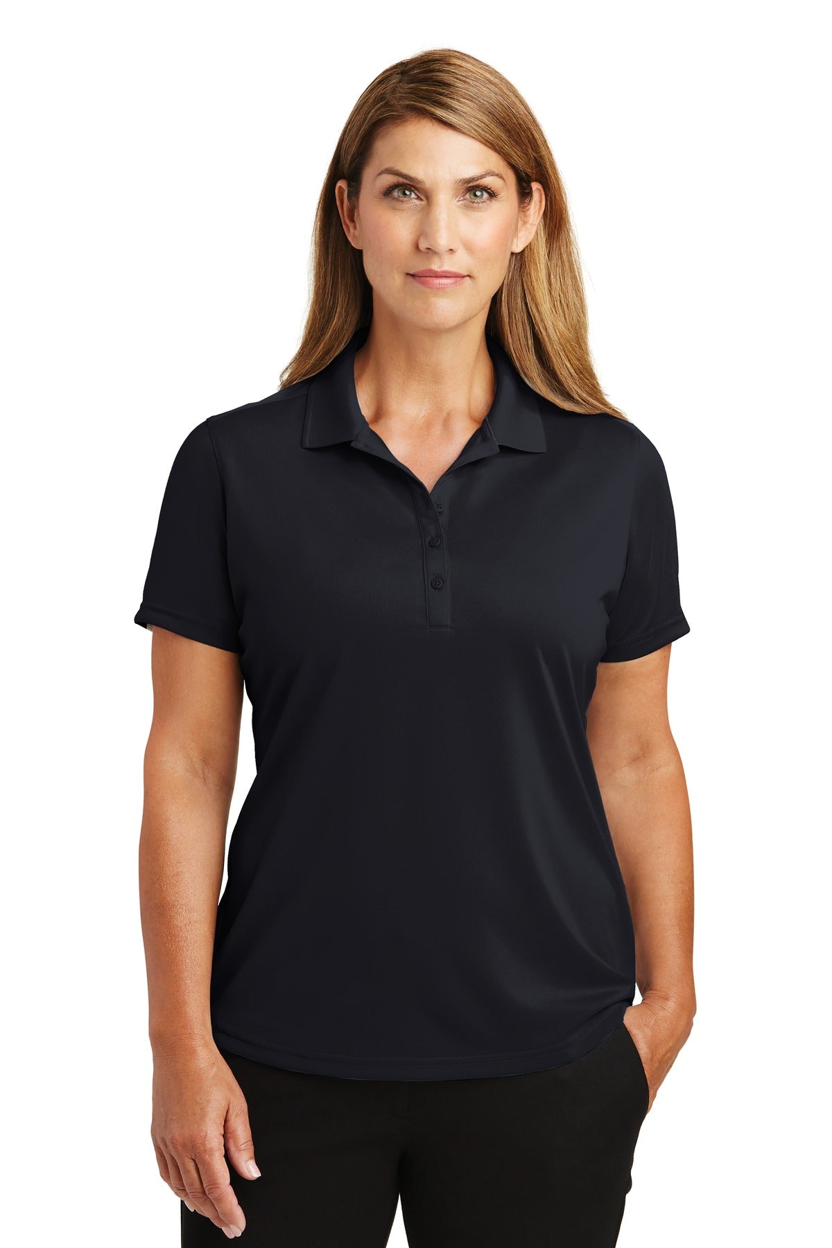 CornerStone Women's Select Lightweight Snag-Proof Polo. CS419 in Dark Navy