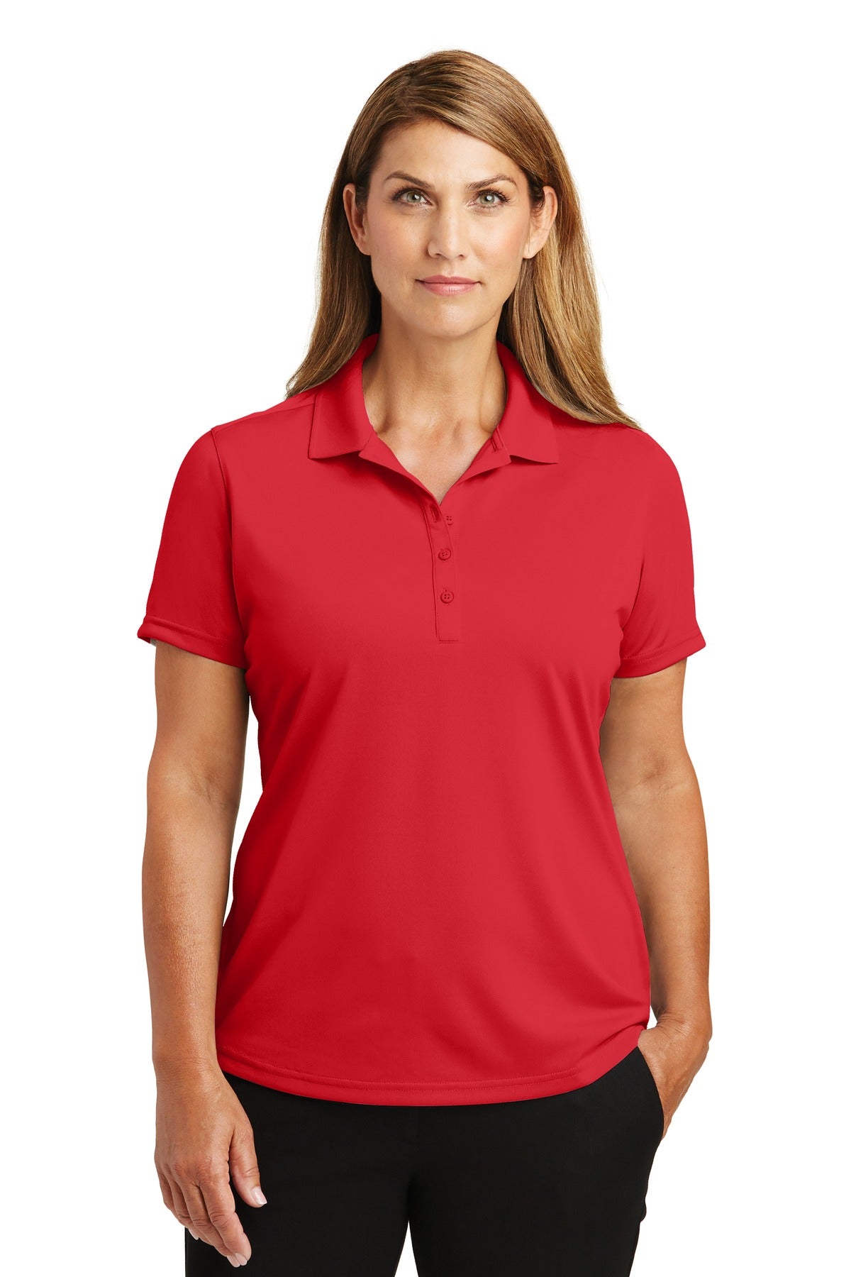 CornerStone Women's Select Lightweight Snag-Proof Polo. CS419 in Red