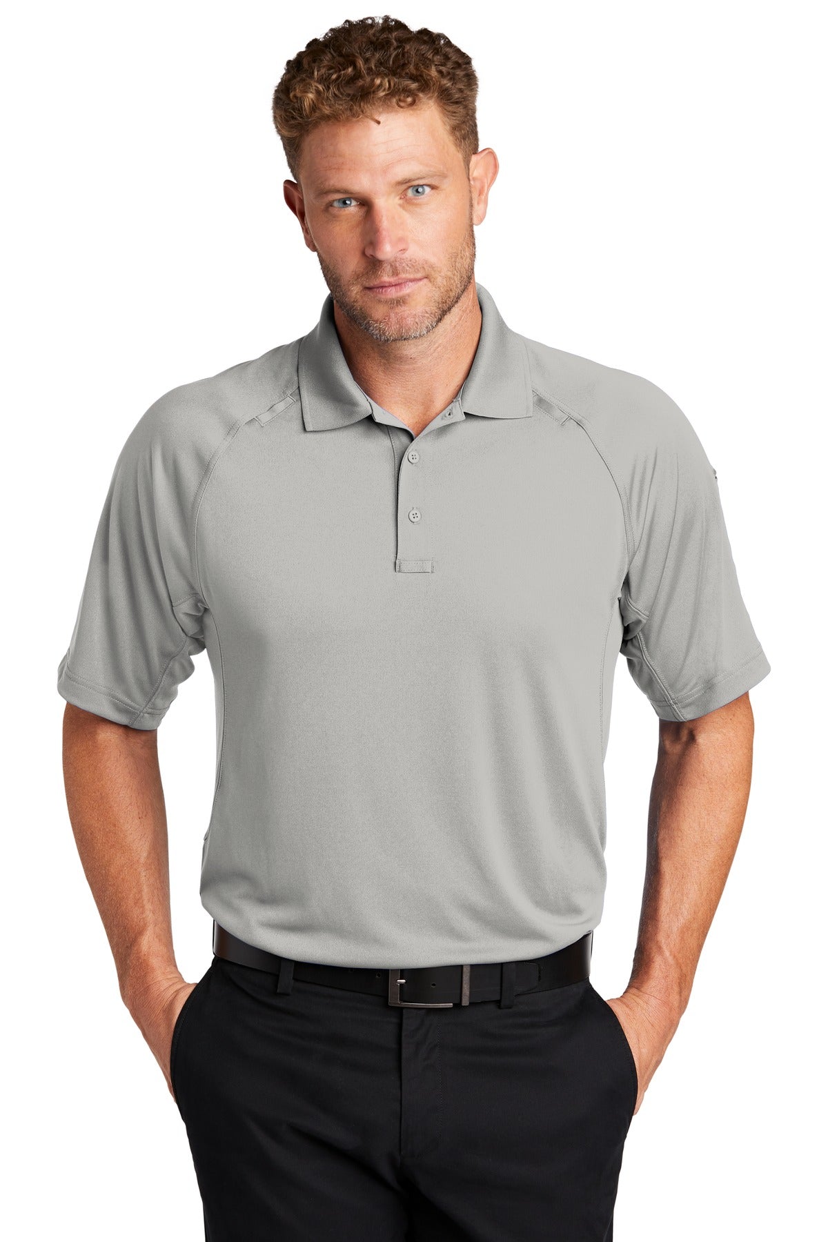 CornerStone  Select Lightweight Snag-Proof Tactical Polo. CS420 in Light Grey