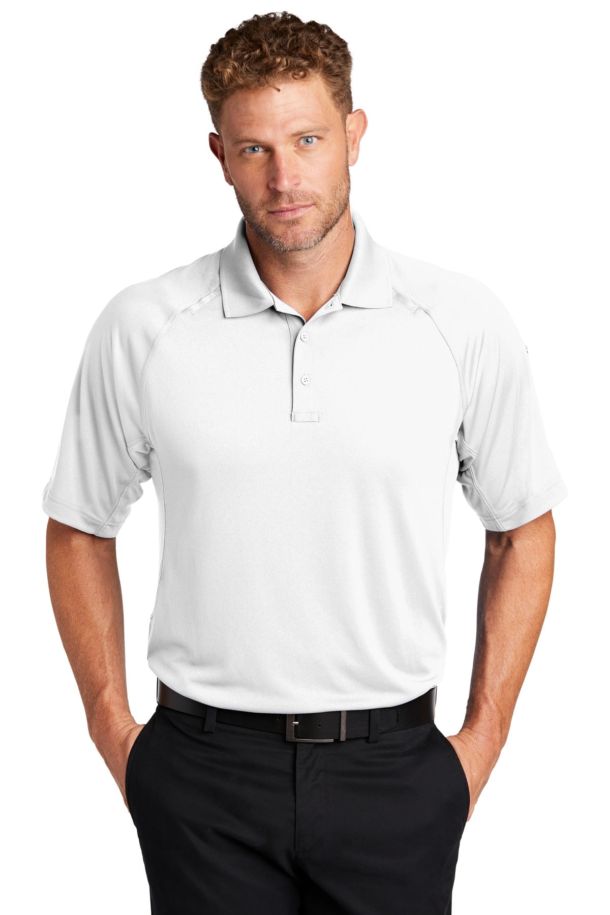 CornerStone  Select Lightweight Snag-Proof Tactical Polo. CS420 in White