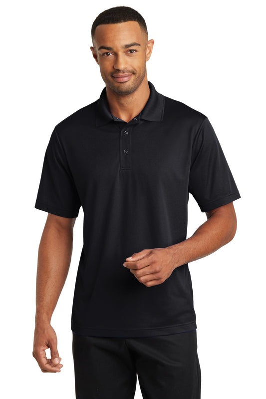 CornerStone Micropique Gripper Polo. CS421 in Black