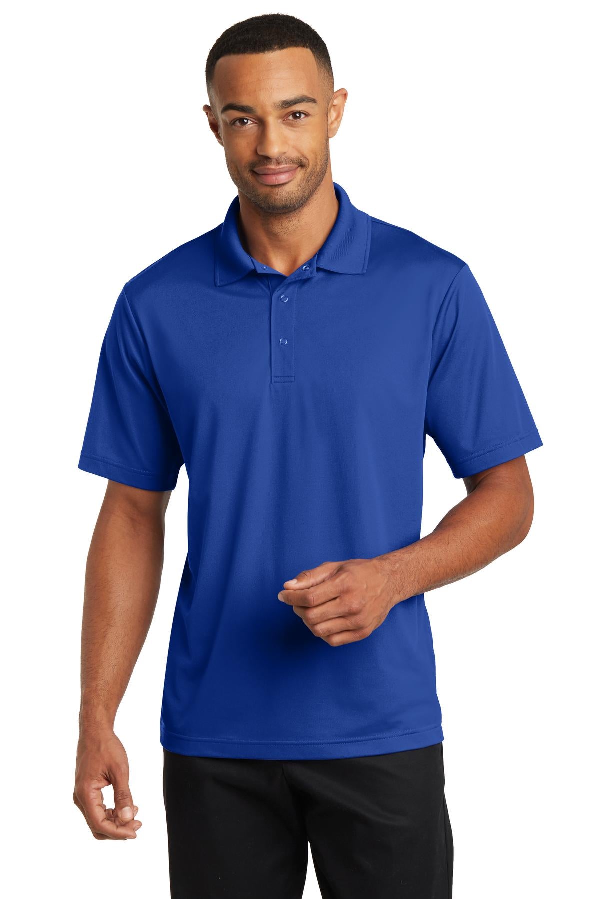 CornerStone Micropique Gripper Polo. CS421 in True Royal