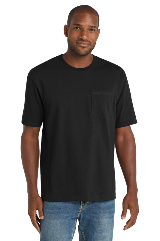 CornerStone  Workwear Pocket Tee CS430 in Black