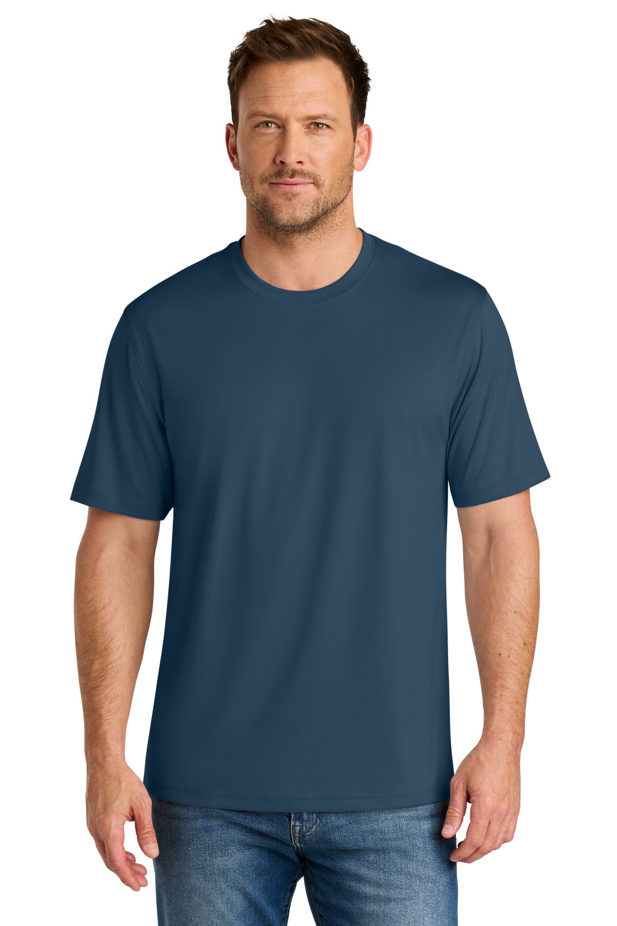 CornerStone Workwear Pro Short Sleeve Tee CS440 in Regatta Blue