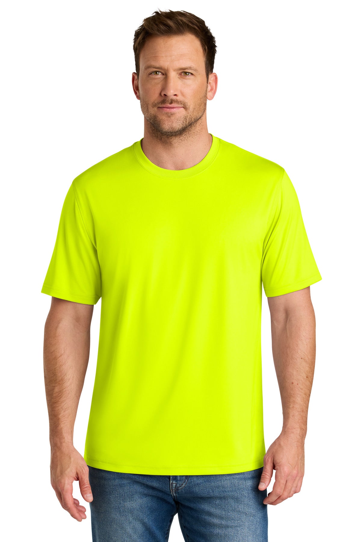 CornerStone Workwear Pro Short Sleeve Tee CS440 in Safety Yellow