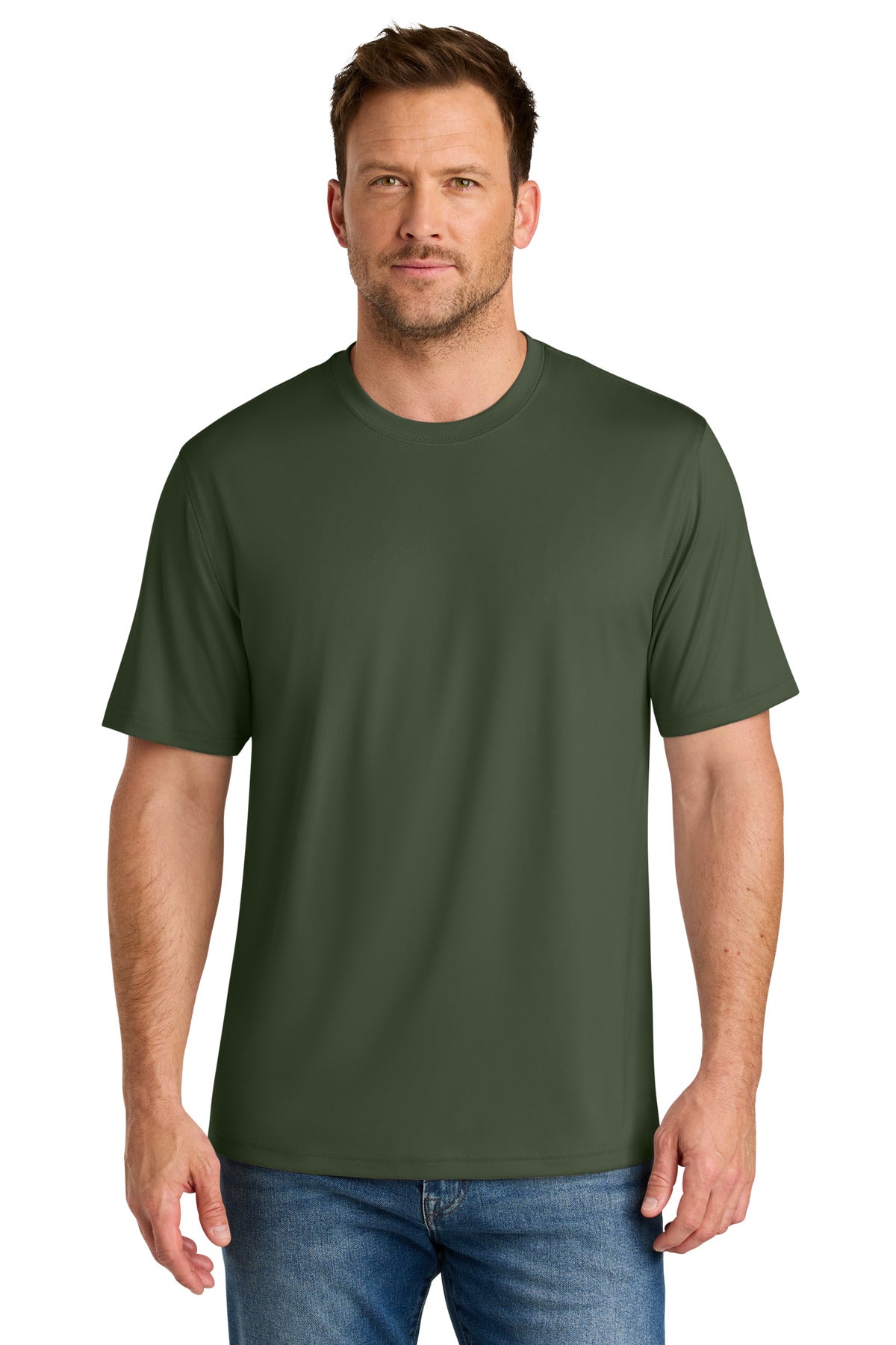 CornerStone Workwear Pro Short Sleeve Tee CS440 in Tactical Green