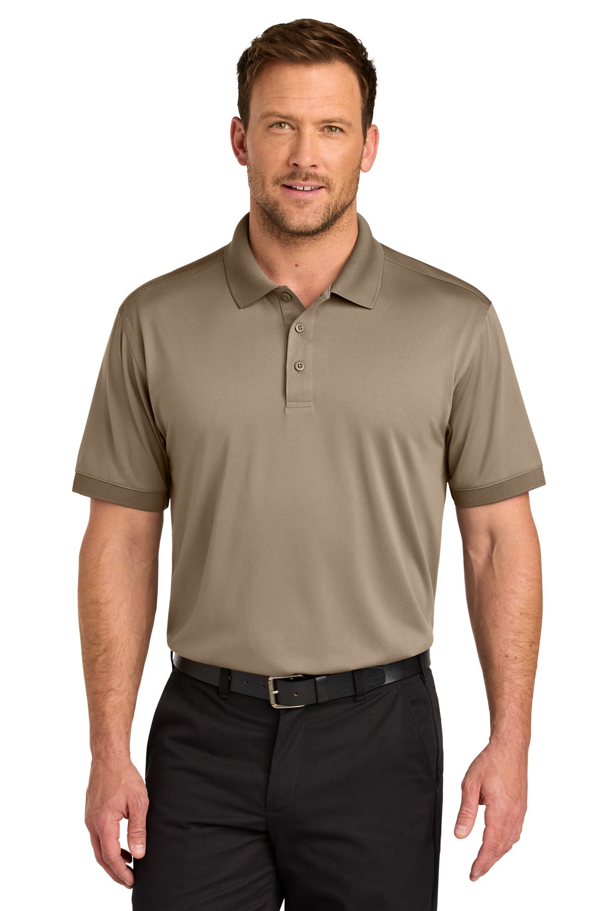 CornerStone Workwear Pro Polo CS450 in Silver Tan