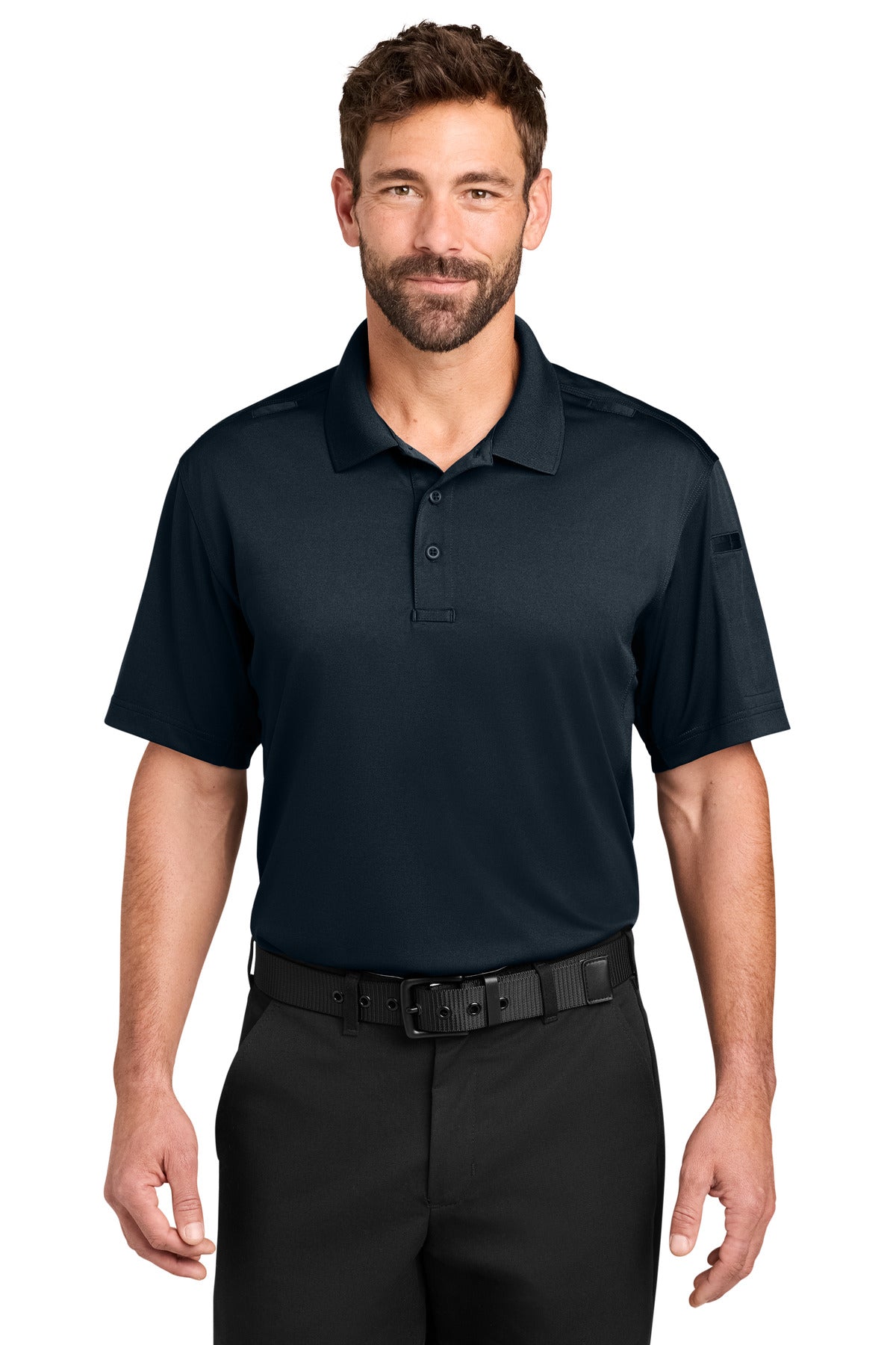 CornerStone Workwear Pro Tactical Polo CS452 in Dark Navy