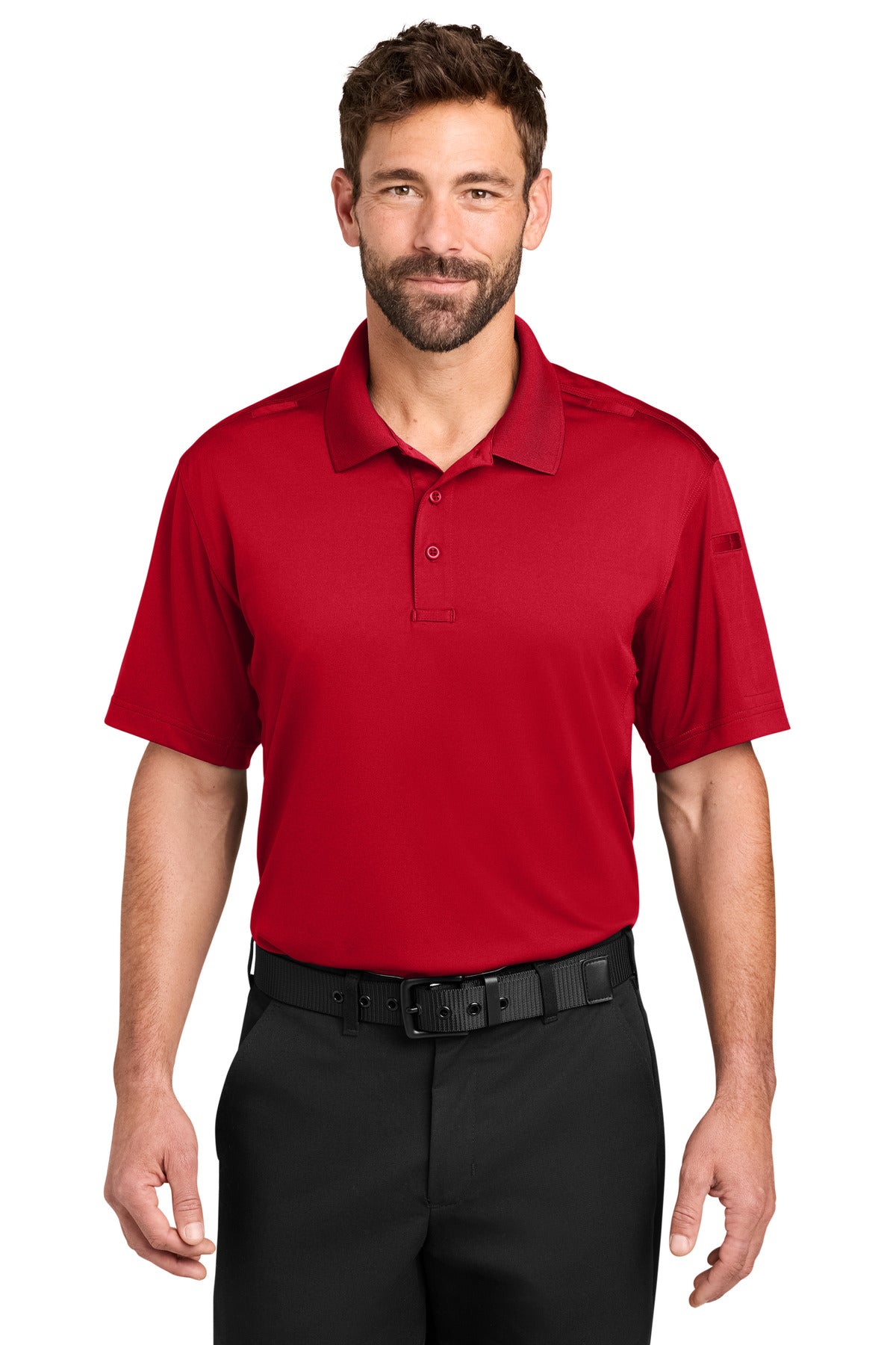 CornerStone Workwear Pro Tactical Polo CS452 in Red