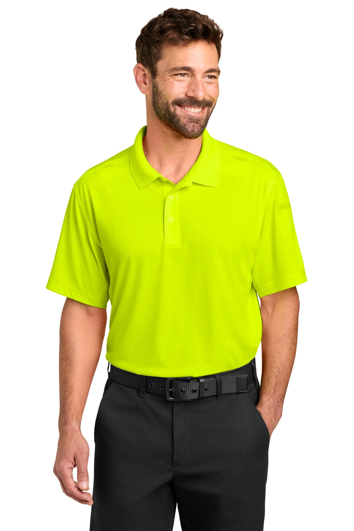 CornerStone Workwear Pro Tactical Polo CS452 in Safety Yellow