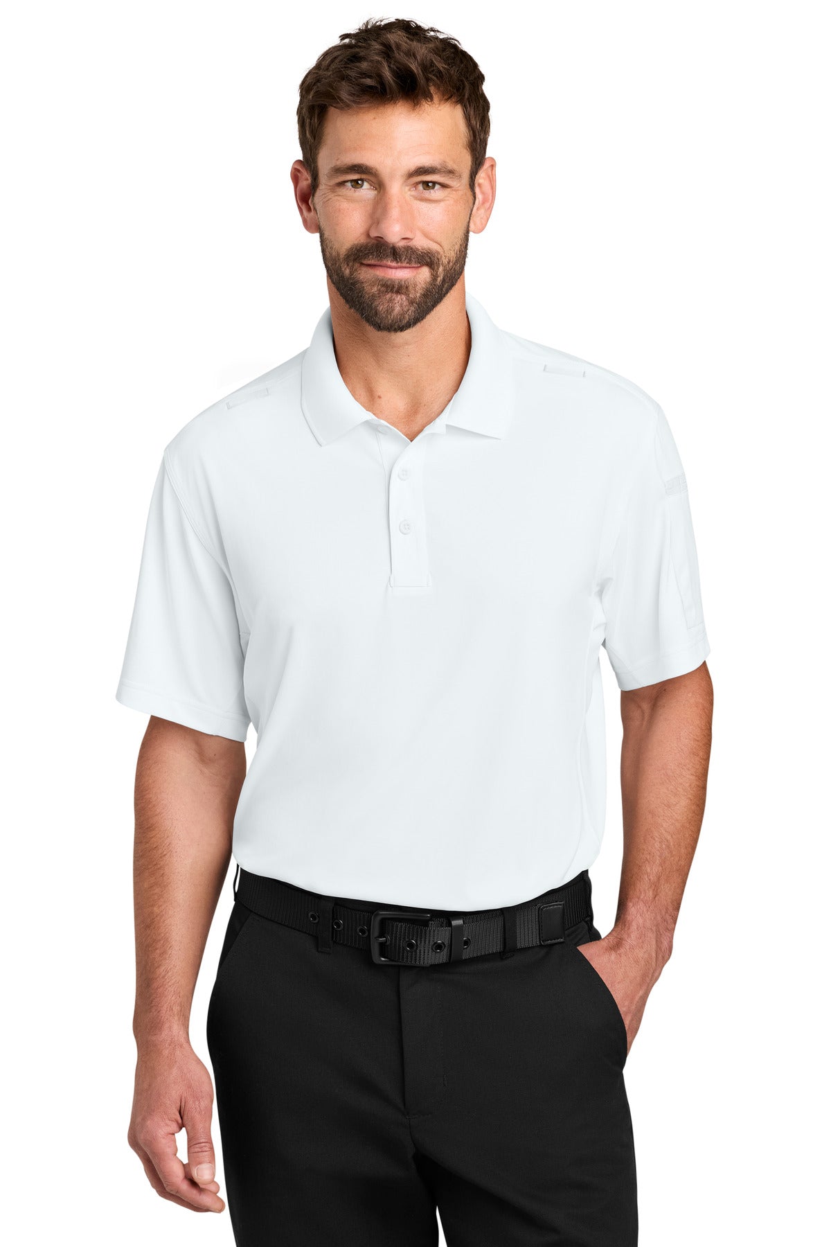 CornerStone Workwear Pro Tactical Polo CS452 in White