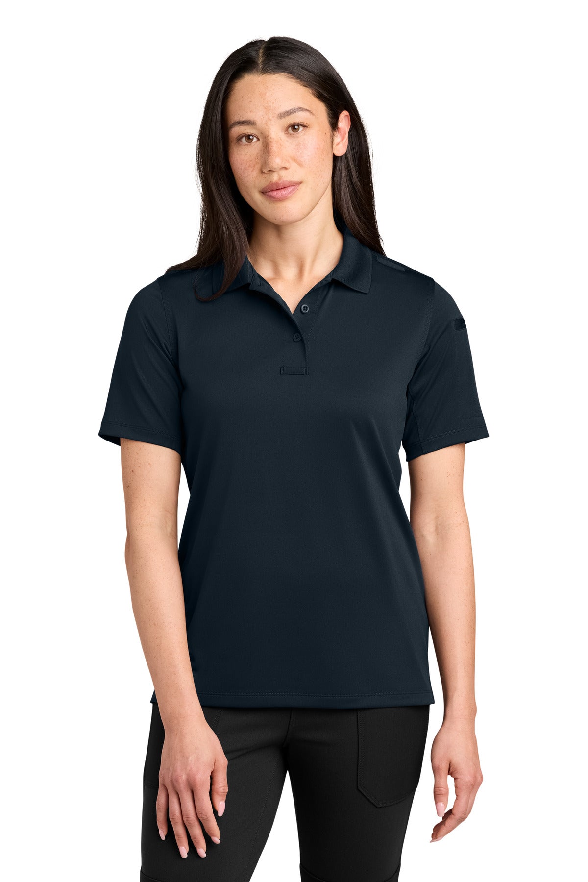 CornerStone Women's Workwear Pro Tactical Polo CS453 in Dark Navy