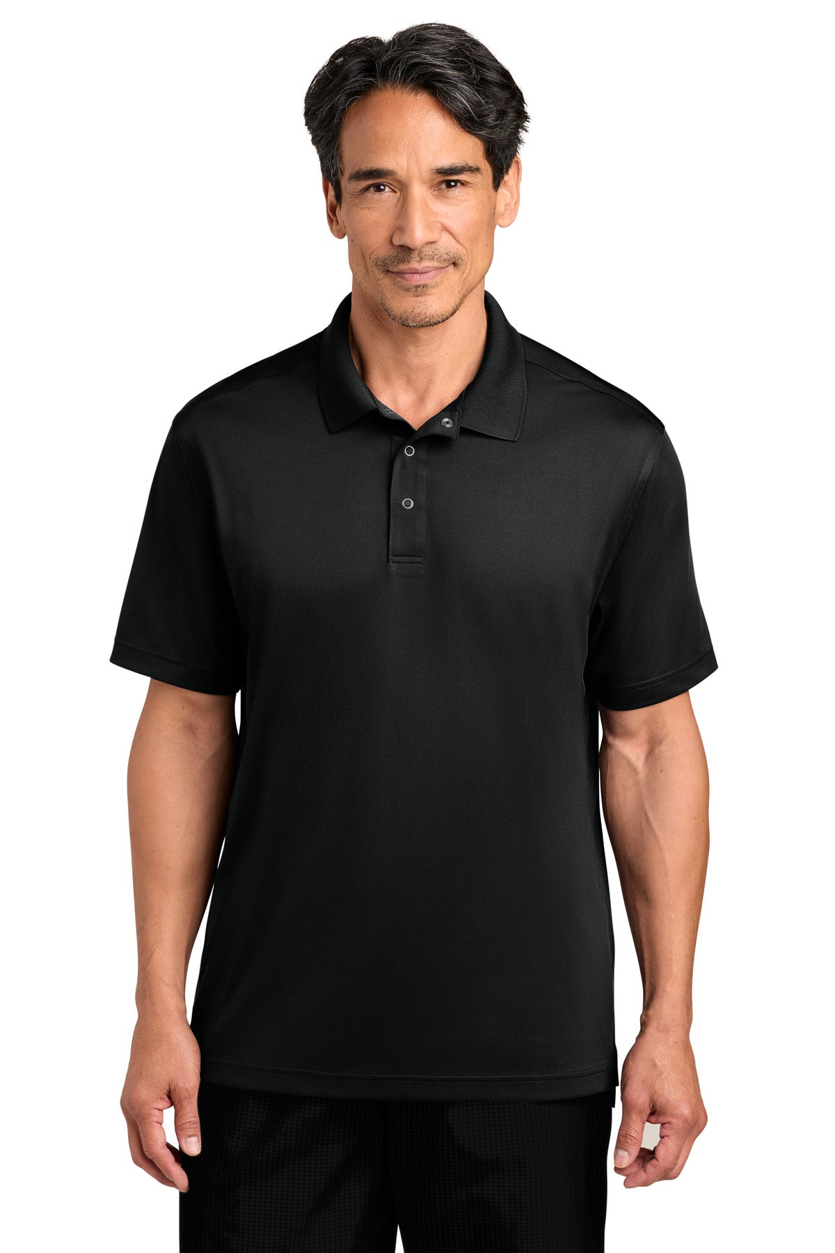 CornerStone Workwear Pro Gripper Polo CS454 in Black