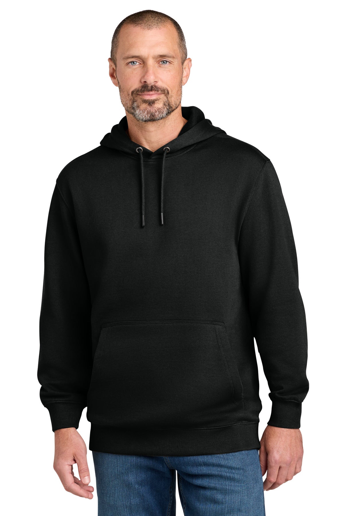 CornerStone Tough Fleece Pullover Hoodie CSF630 in Black