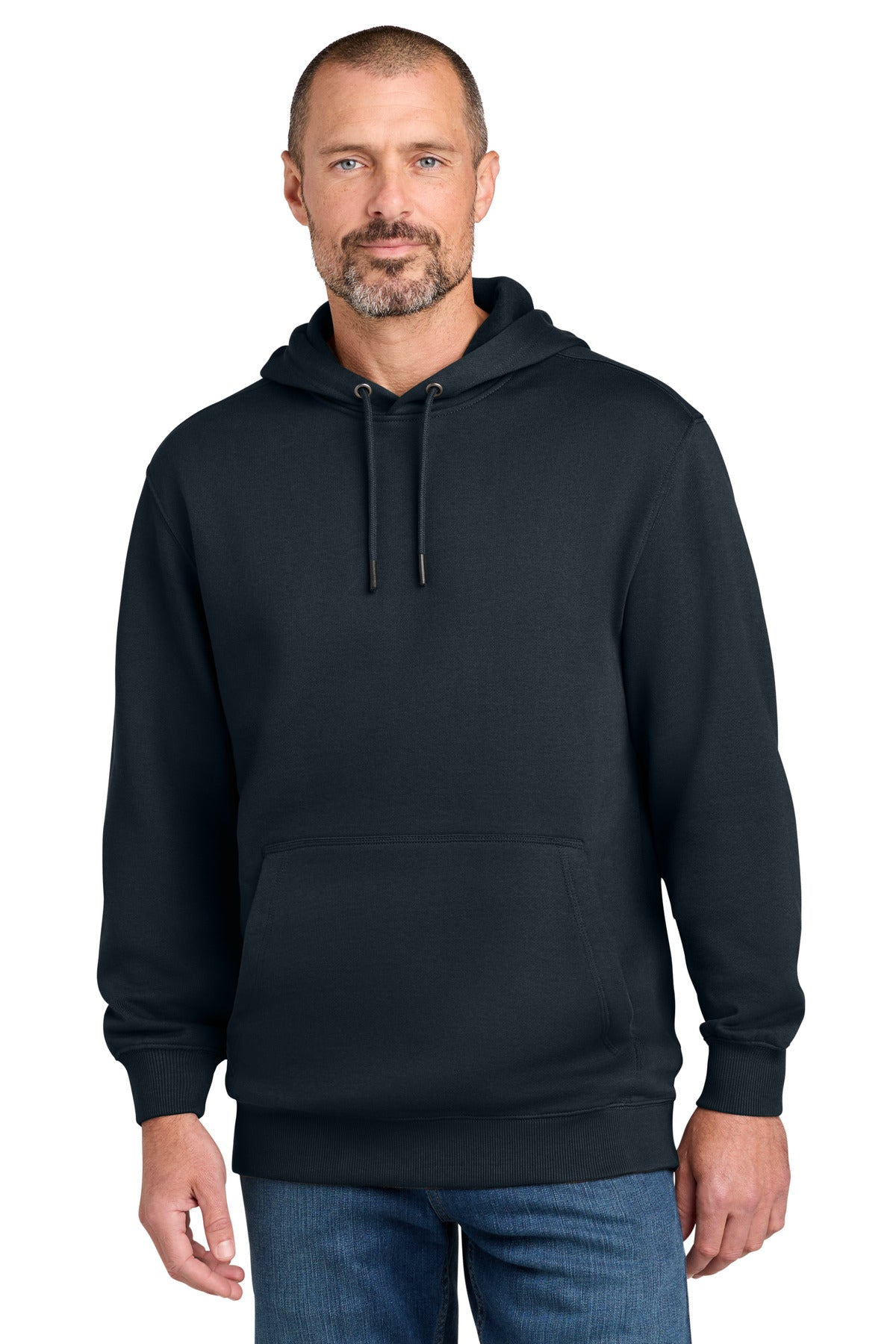 CornerStone Tough Fleece Pullover Hoodie CSF630 in Navy