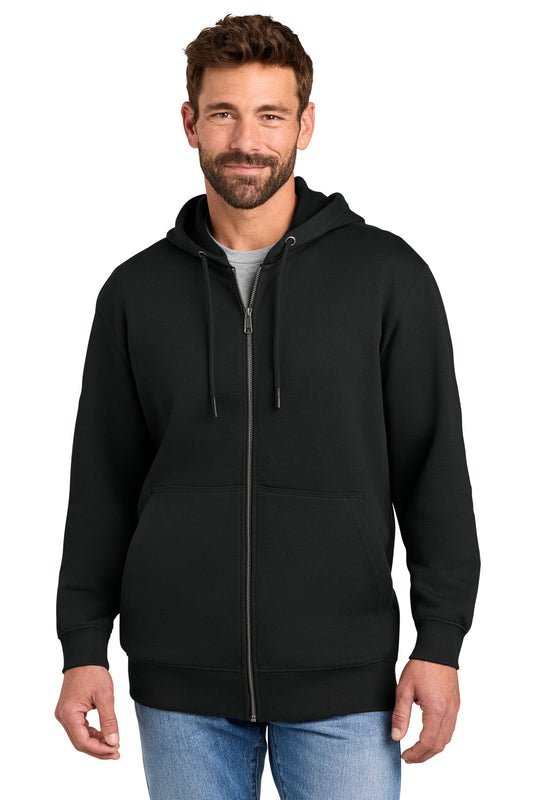 CornerStone Tough Fleece Full-Zip Hoodie CSF631 in Black