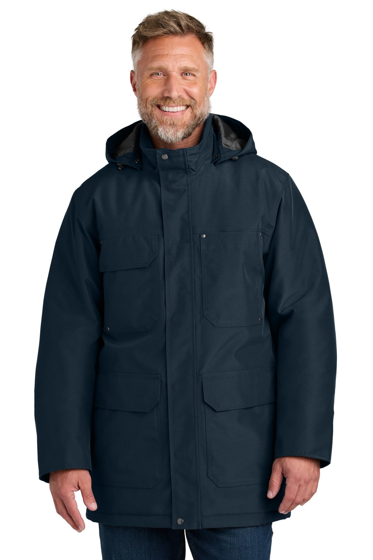 CornerStone Elements Insulated Parka CSJ10 in Navy