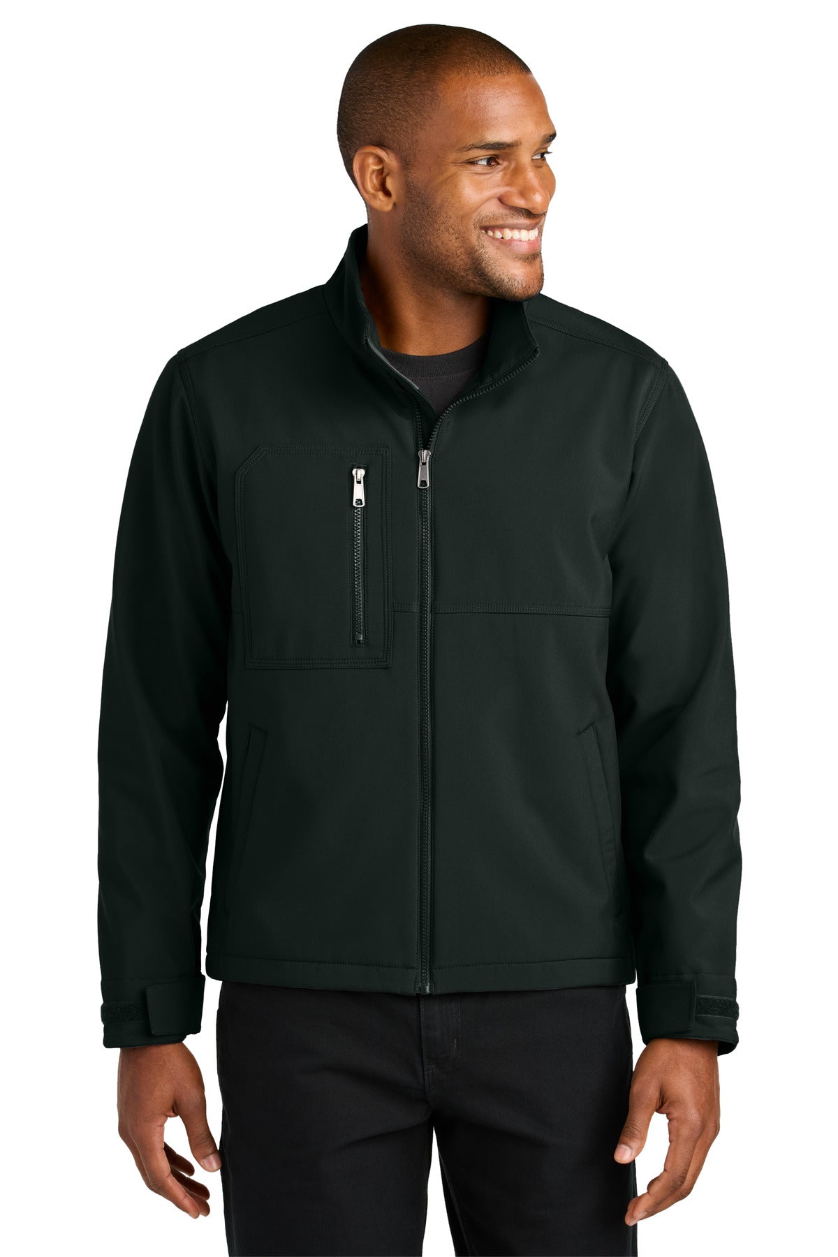 CornerStone Workwear Soft Shell CSJ70 in Black