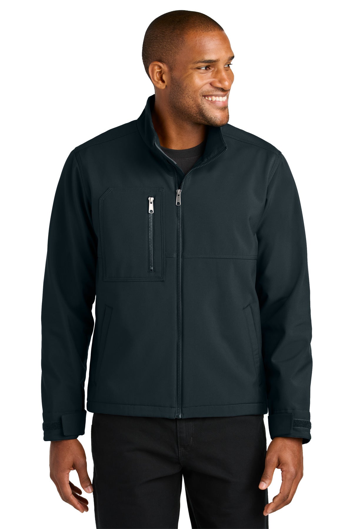 CornerStone Workwear Soft Shell CSJ70 in Navy