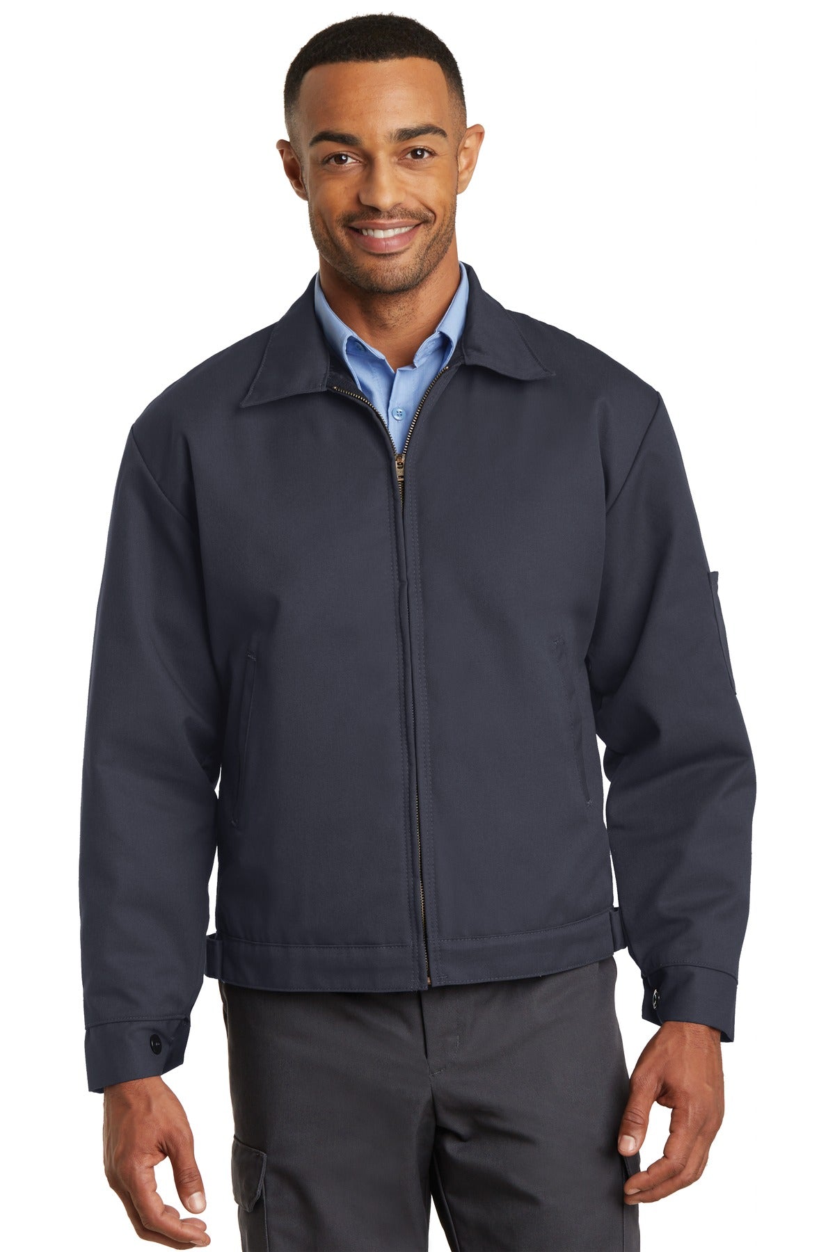 Red Kap Slash Pocket Jacket.  CSJT22 in Charcoal