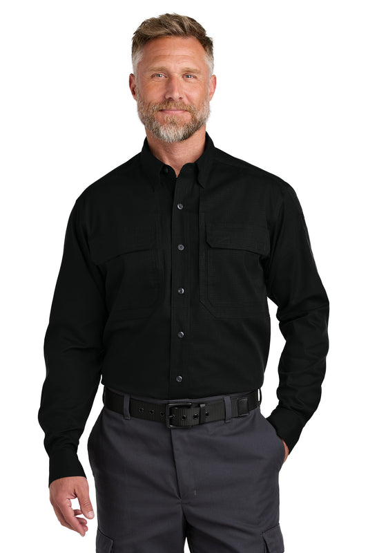 CornerStone Long Sleeve Select Tactical Shirt CSW176 in Black