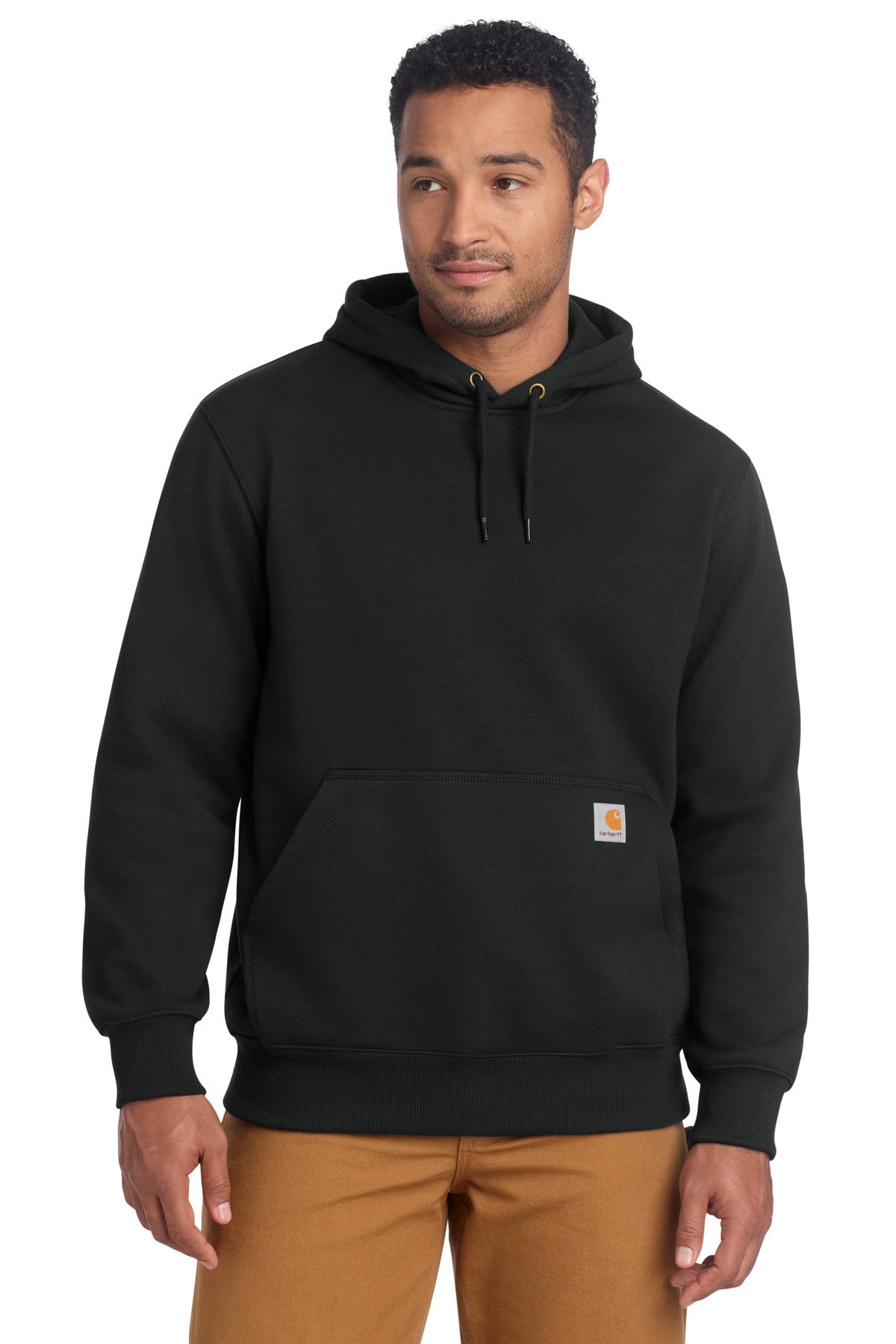 Carhartt  Rain Defender  Paxton Heavyweight Hooded Sweatshirt. CT100615 in Black