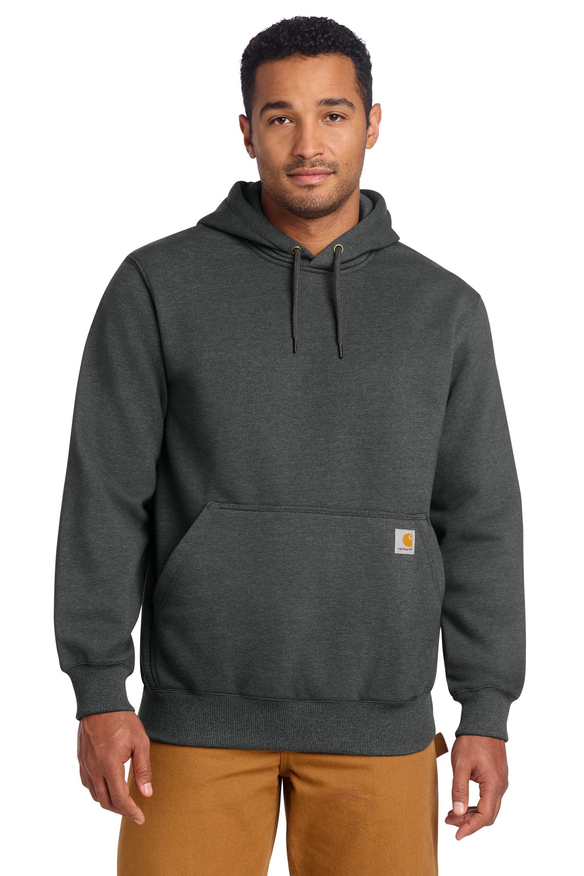 Carhartt  Rain Defender  Paxton Heavyweight Hooded Sweatshirt. CT100615 in Carbon Heather