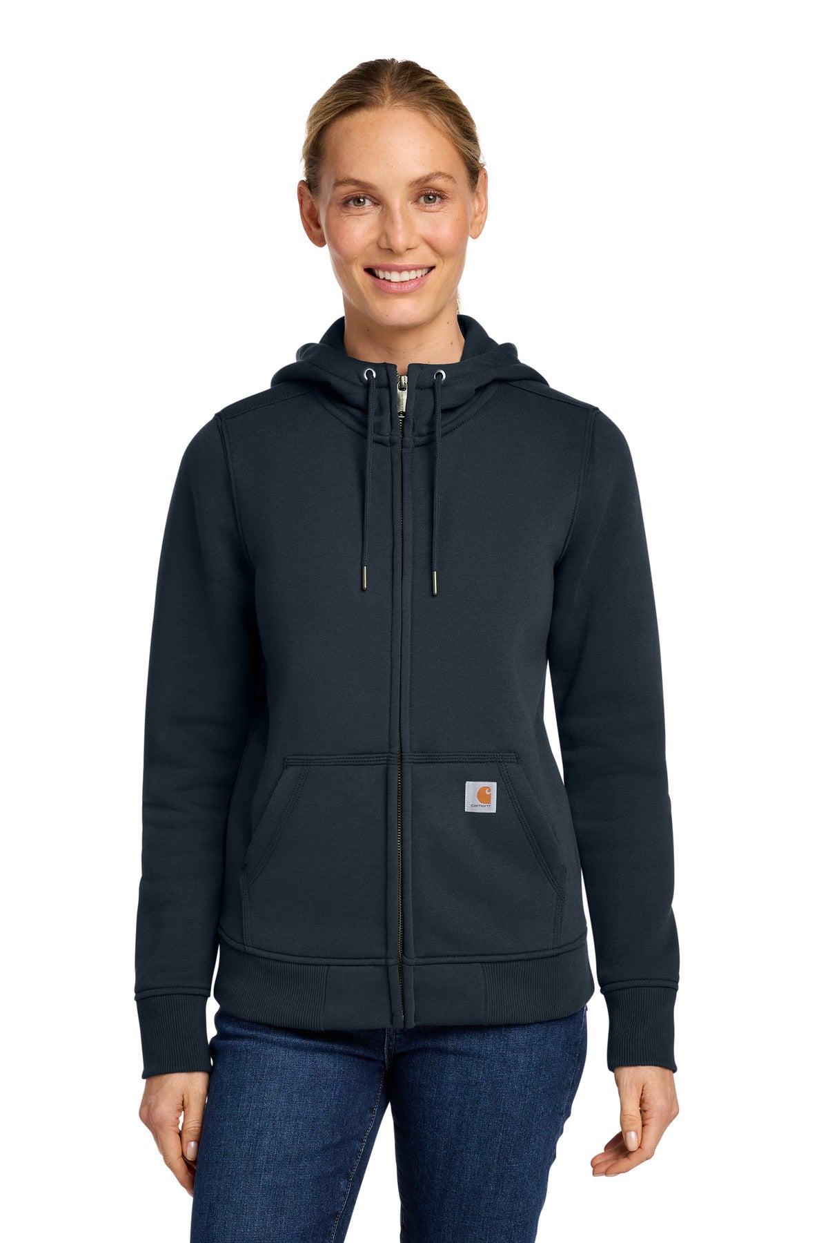 Carhartt Women's Clarksburg Full-Zip Hoodie CT102788 in Navy