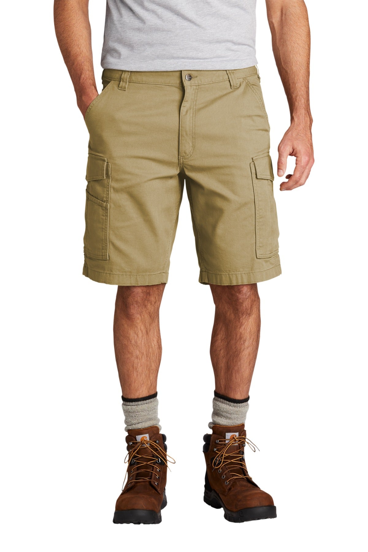 Carhartt Rugged Flex Rigby Cargo Short CT103542 in Dark Khaki