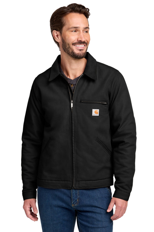 Carhartt Duck Detroit Jacket CT103828 in Black