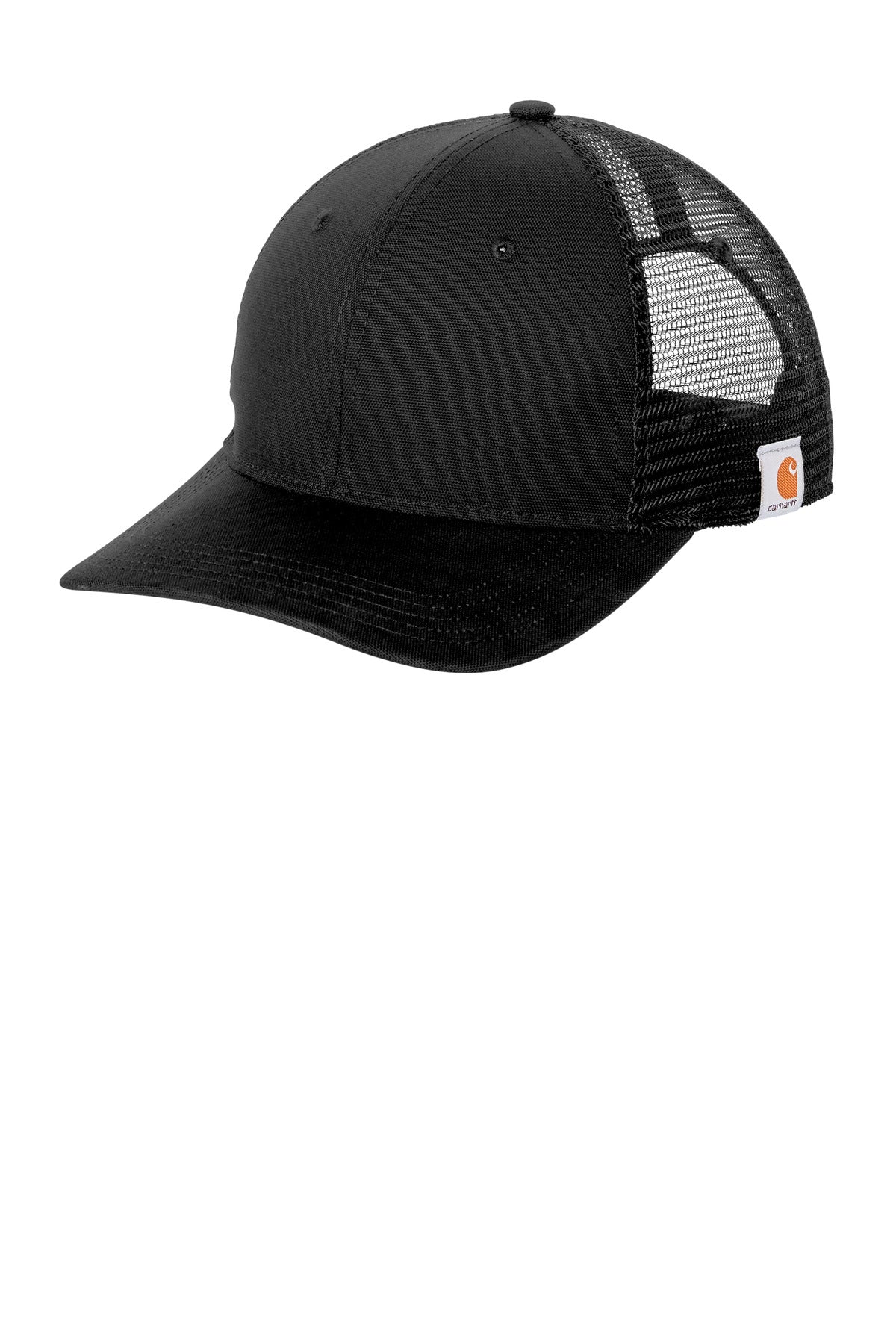 Carhartt Canvas Mesh Back Cap CT105298 in Black