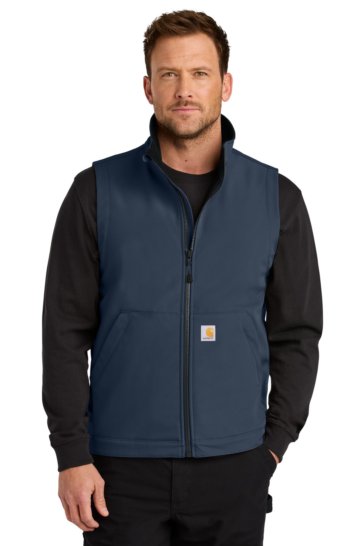 Carhartt Rain Defender Soft Shell Vest CT106439 in Navy